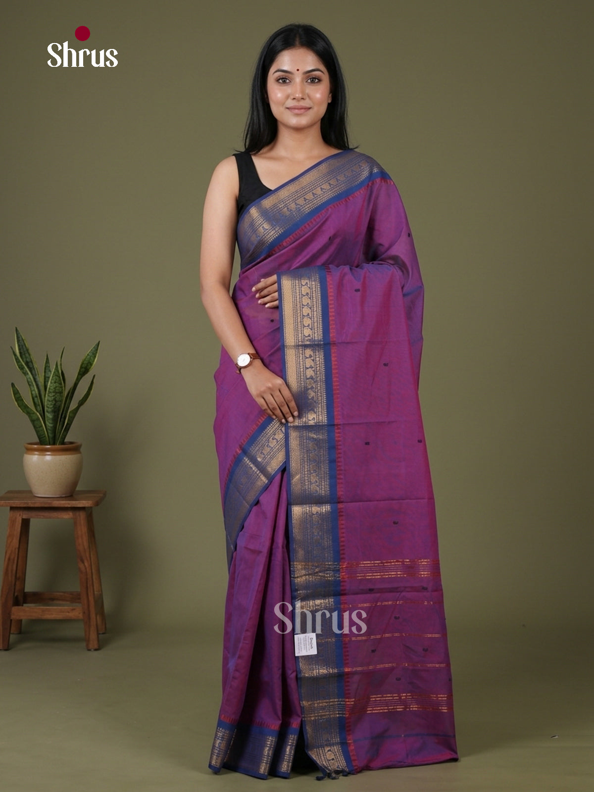 Chettinad Cotton Saree - EFS19011 - Shop on Shrus.com
