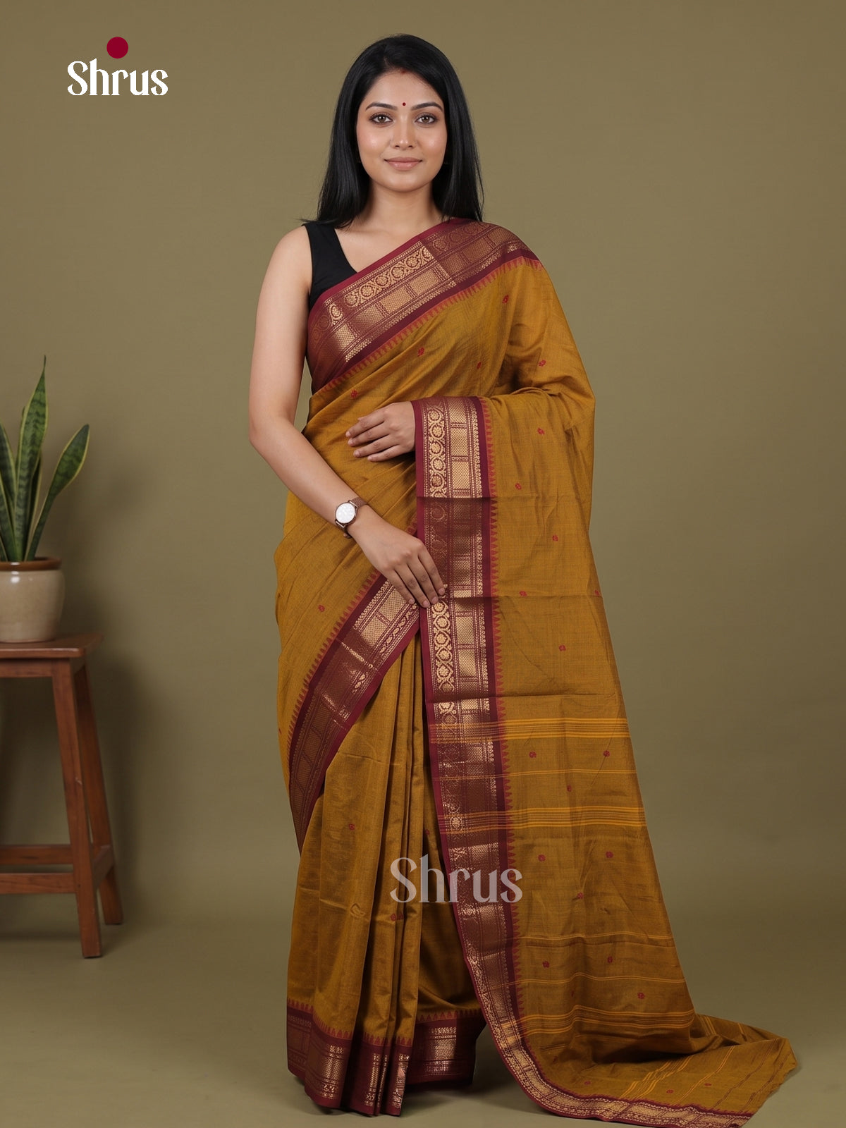 Chettinad Cotton Saree - EFS19025 - Shop on Shrus.com