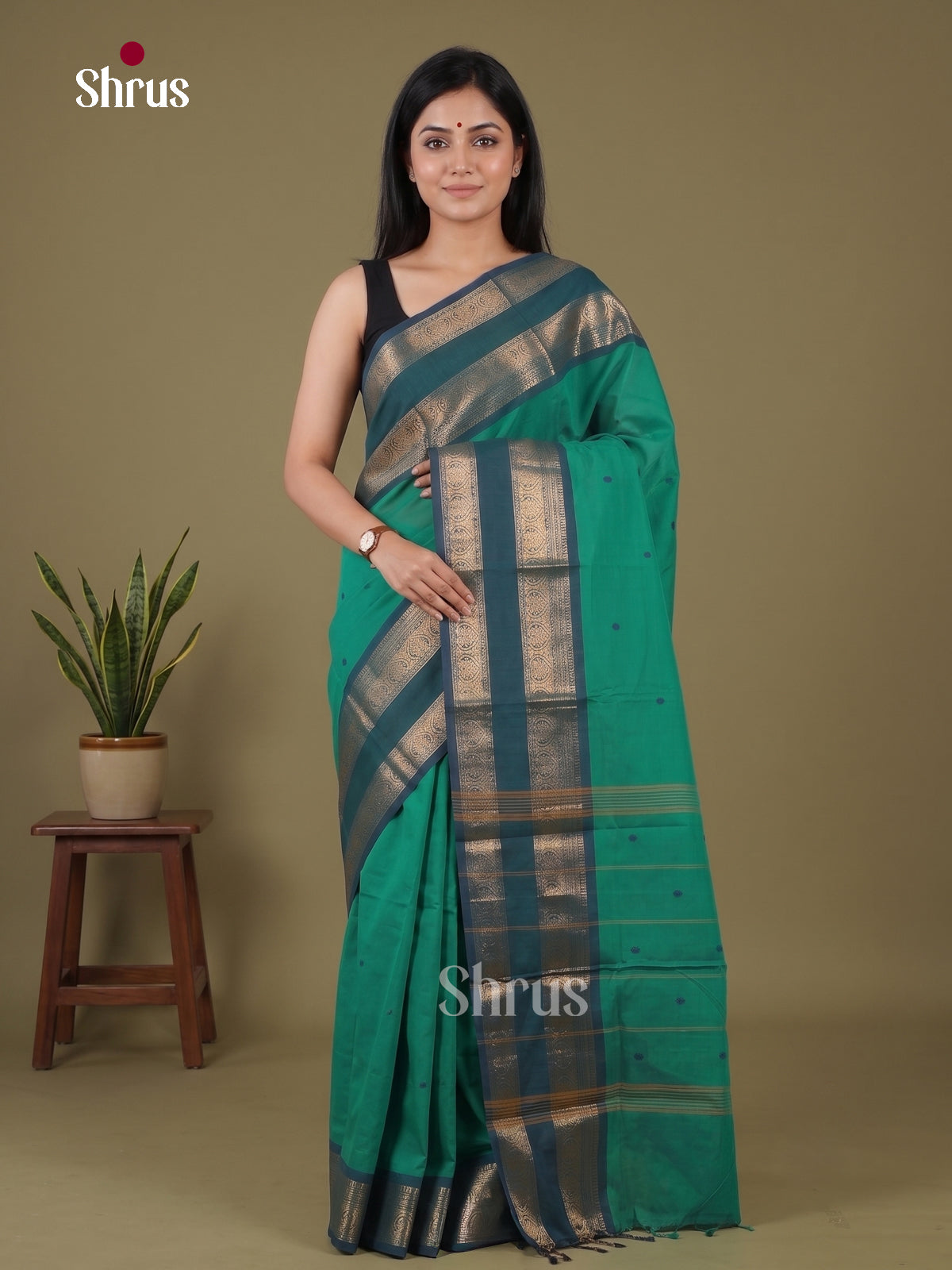 Chettinad Cotton Saree - EFS19036 - Shop on Shrus.com