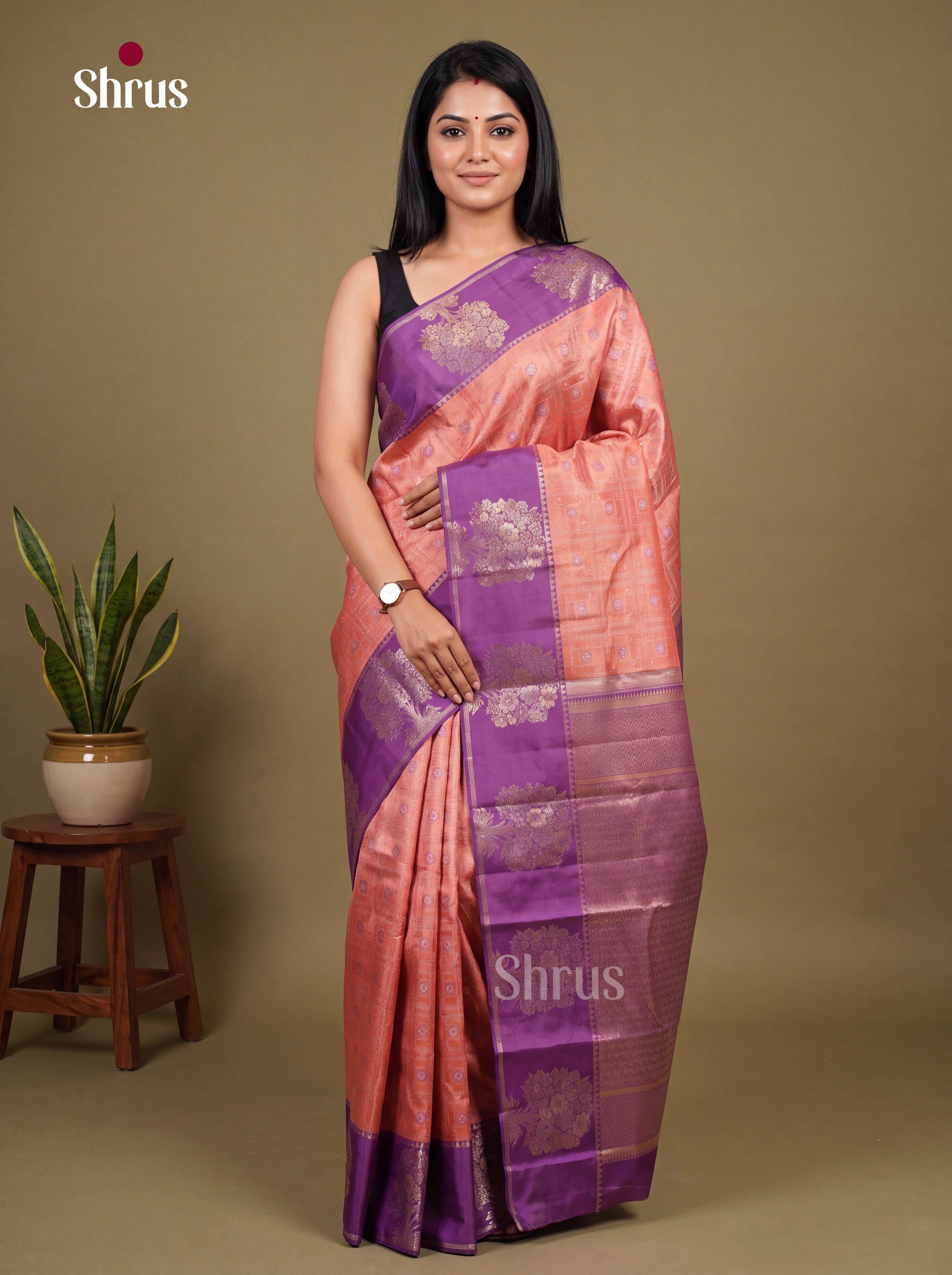 Kanchipuram silk Saree - EFS20010