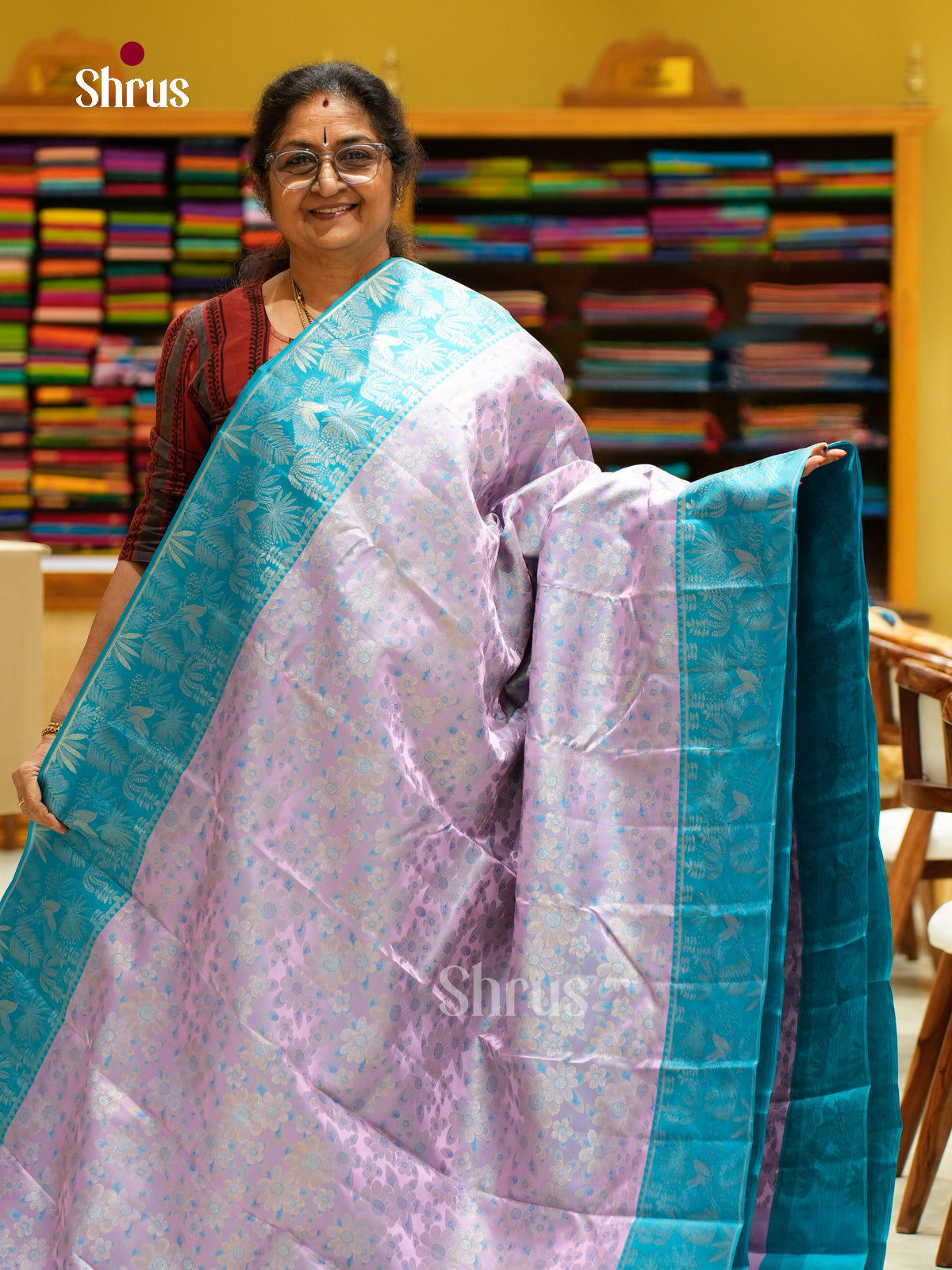 Kanchipuram silk Saree - EFS20025 - Shop on Shrus.com
