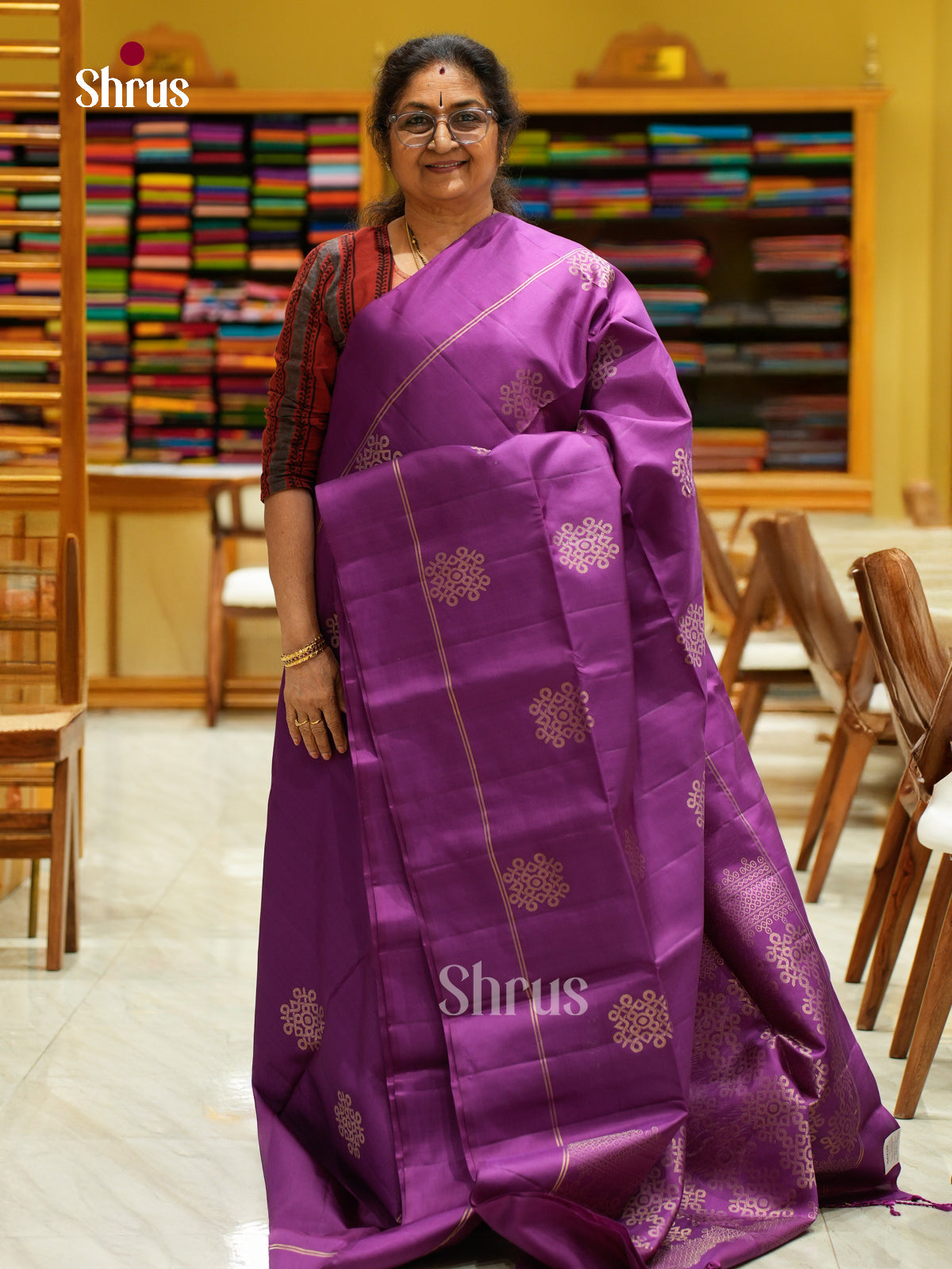Soft Silk Saree - EFS20028 - Shop on Shrus.com