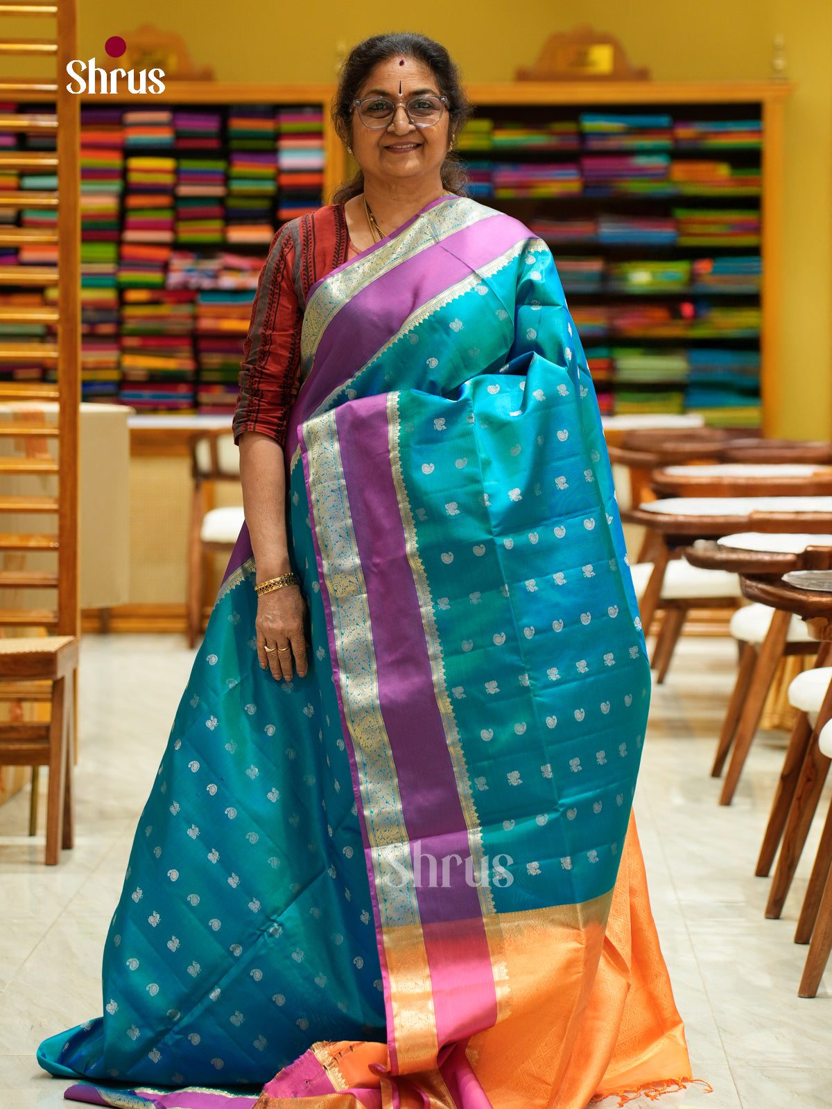 Soft Silk Saree - EFS20031 - Shop on Shrus.com