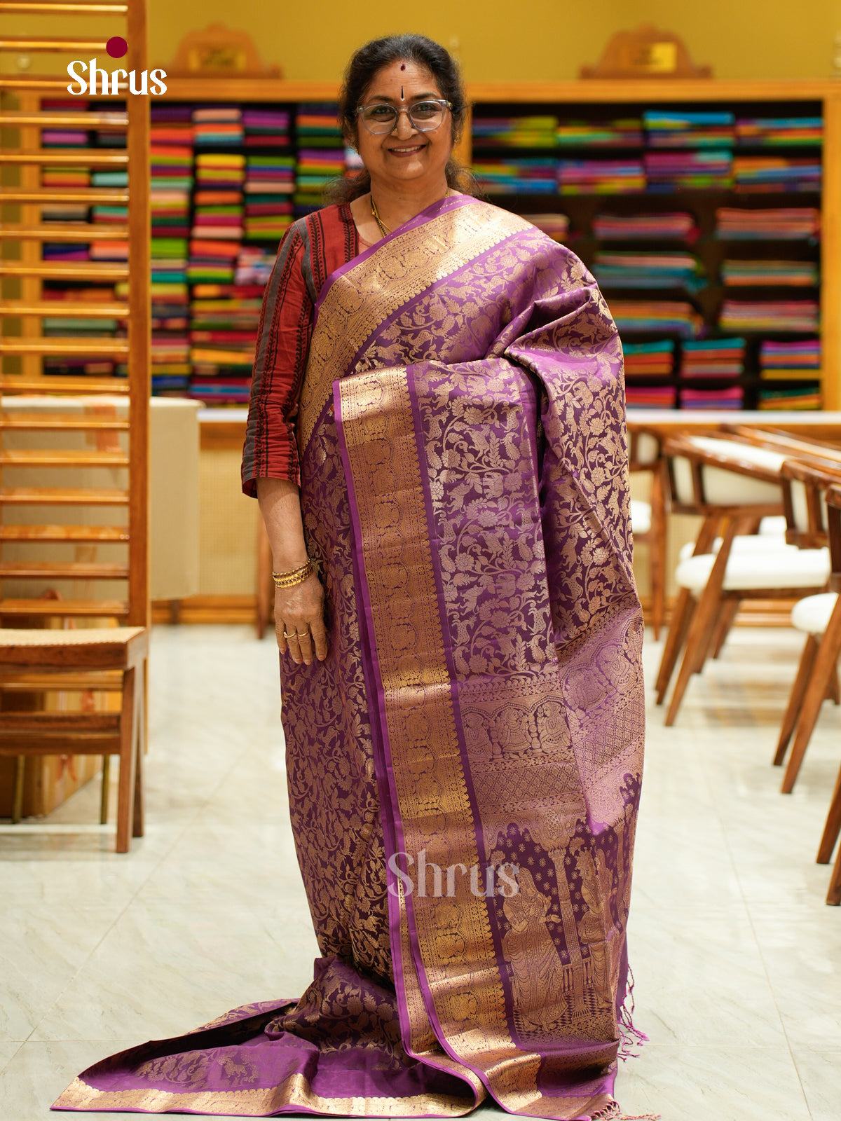 Soft Silk Saree - EFS20034 - Shop on Shrus.com