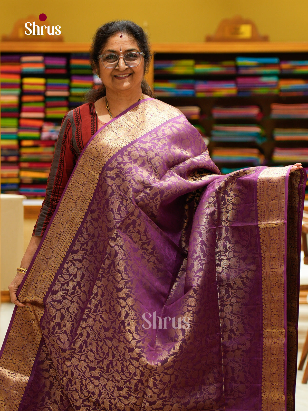 Soft Silk Saree - EFS20034 - Shop on Shrus.com