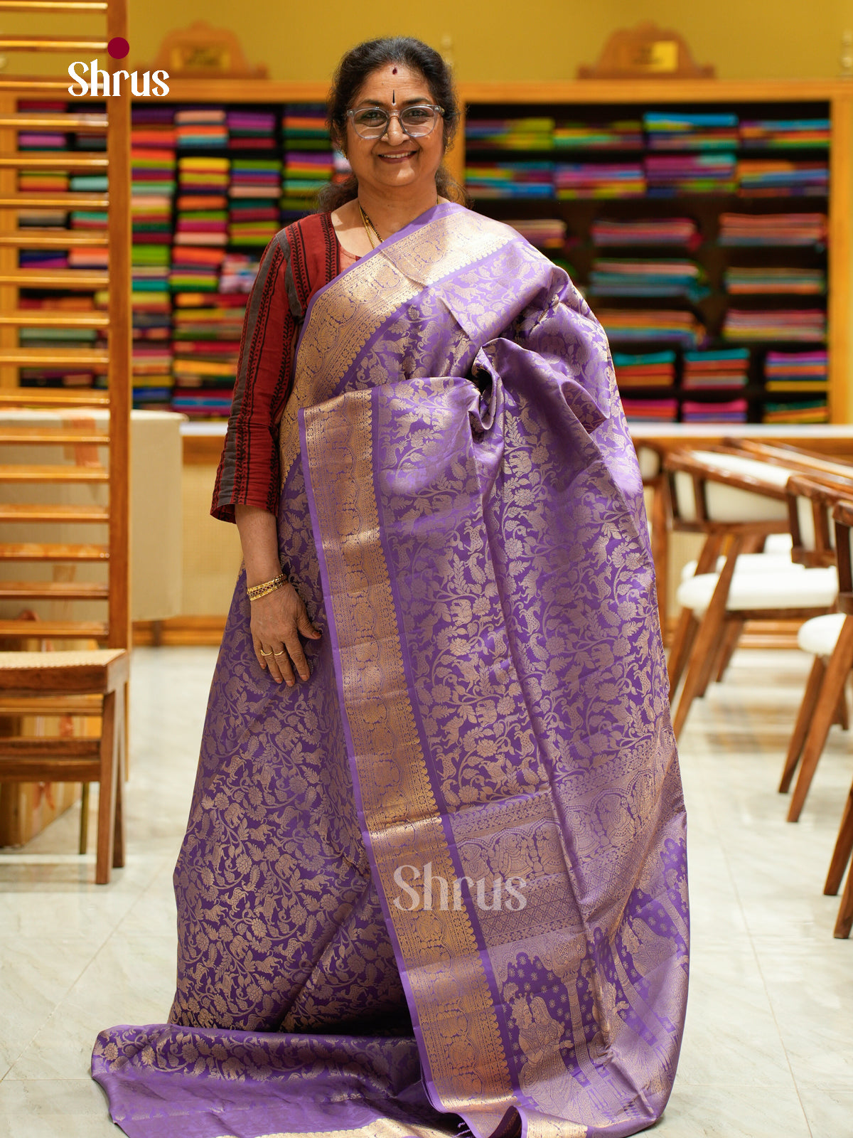 Soft Silk Saree - EFS20036 - Shop on Shrus.com