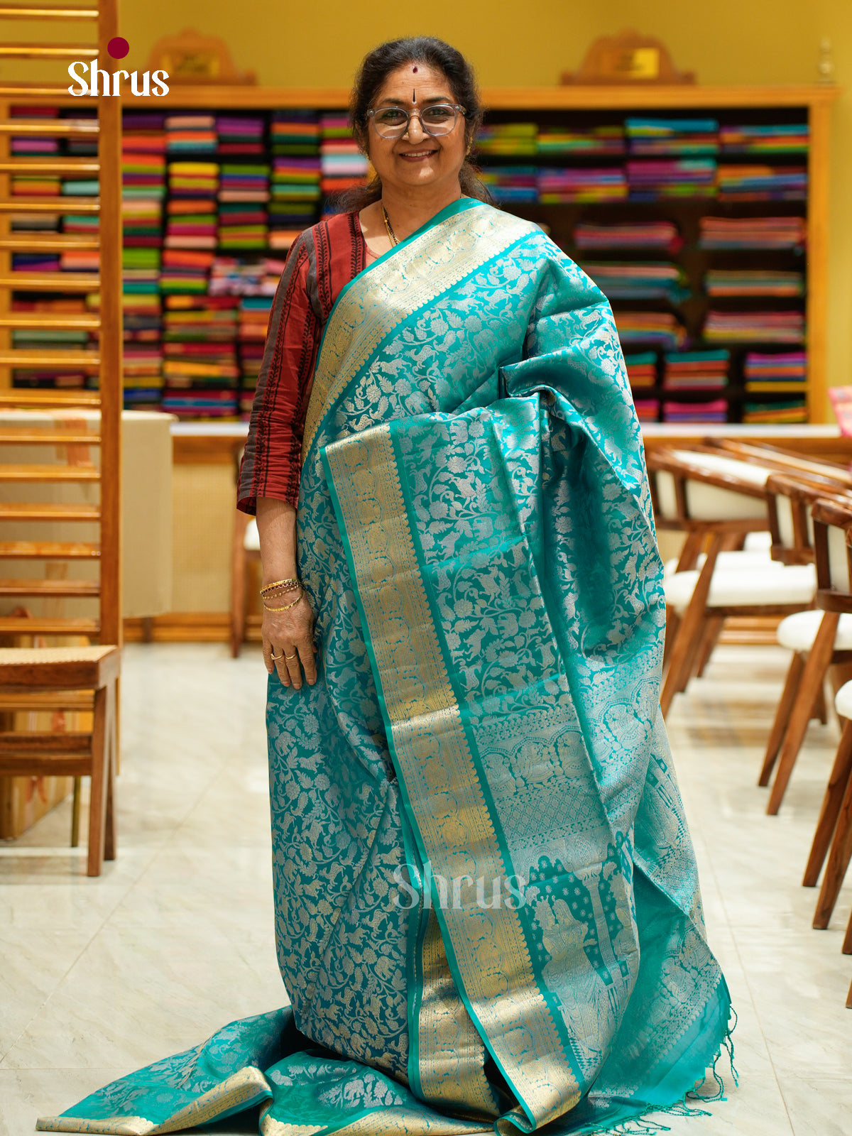 Soft Silk Saree - EFS20037 - Shop on Shrus.com