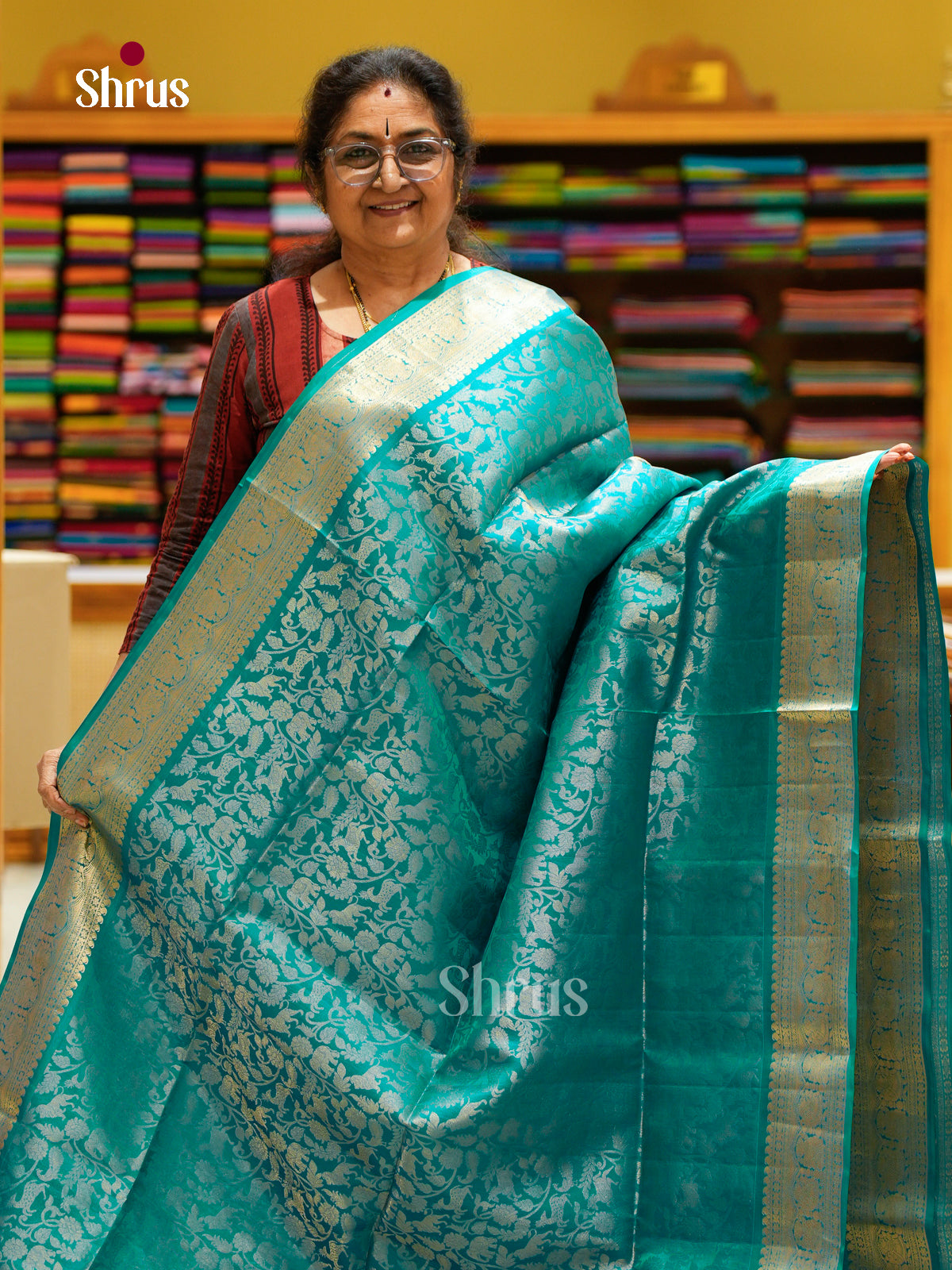 Soft Silk Saree - EFS20037 - Shop on Shrus.com