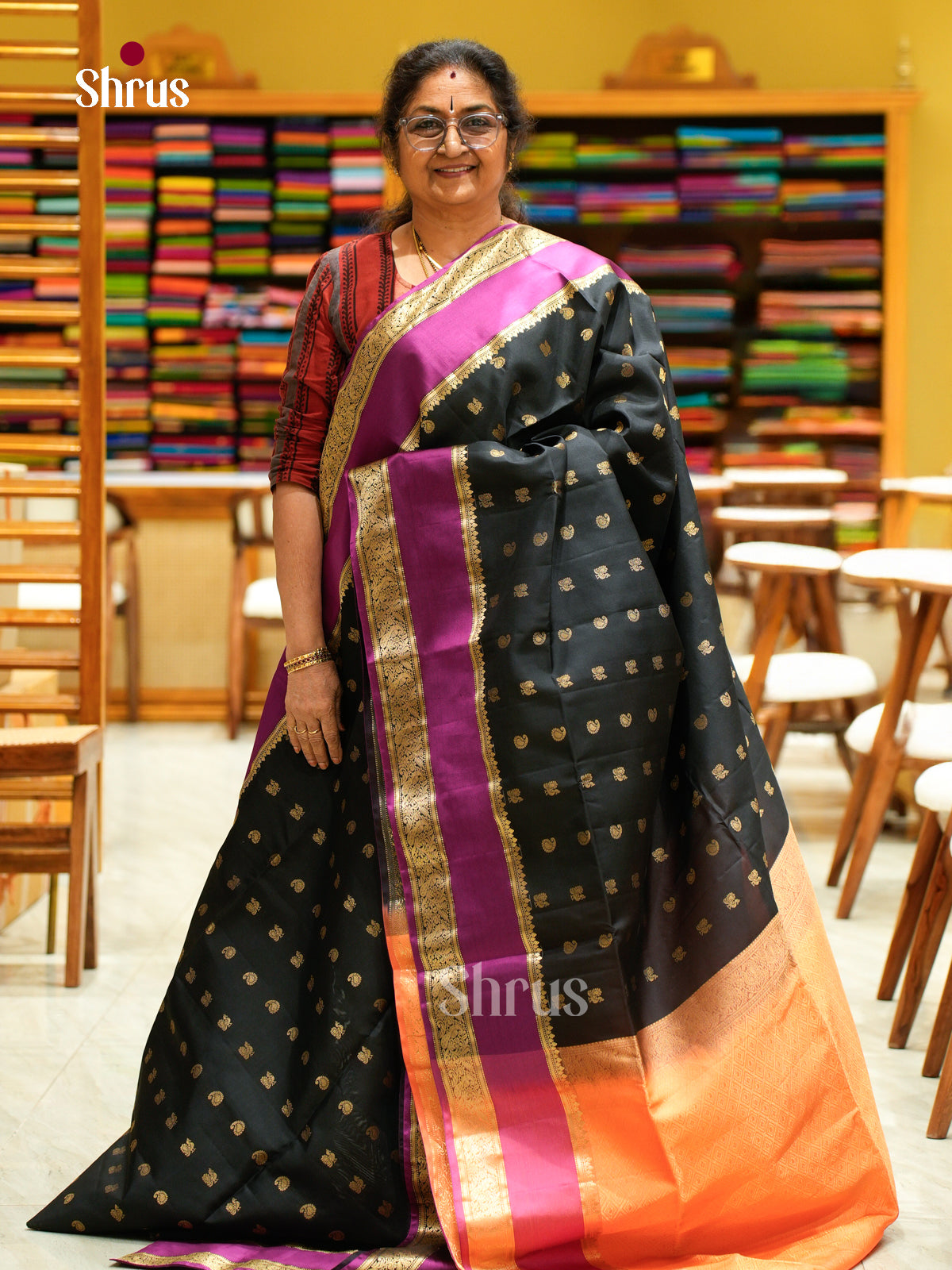 Soft Silk Saree - EFS20043 - Shop on Shrus.com