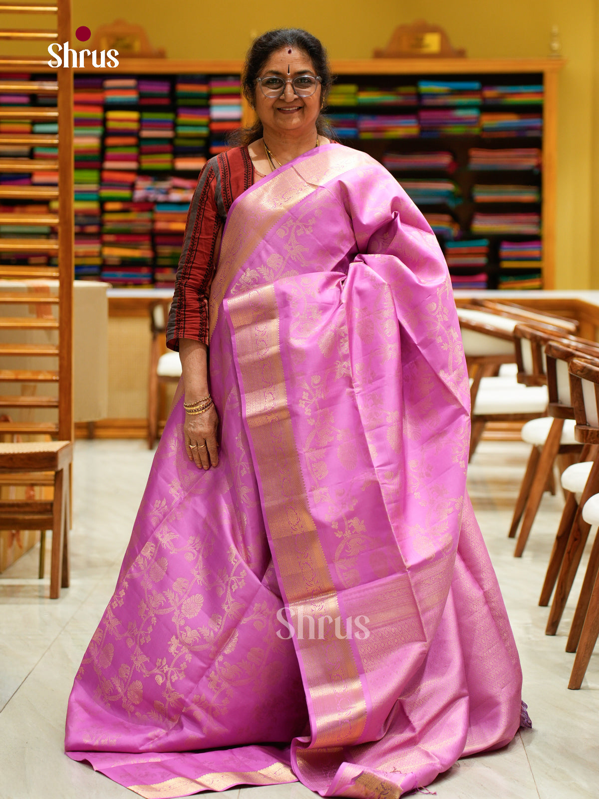 Soft Silk Saree - EFS20050 - Shop on Shrus.com