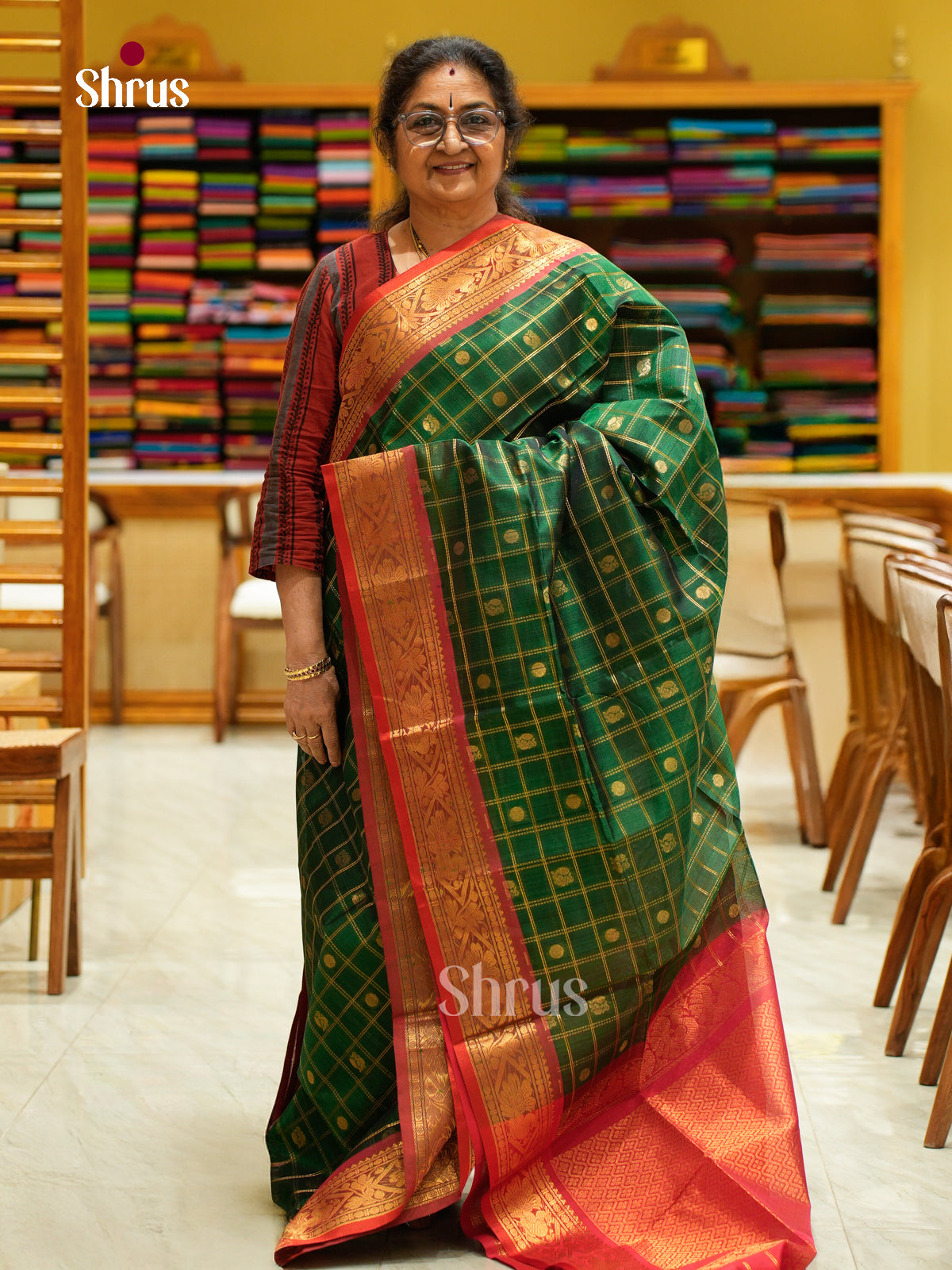 Silk Cotton Saree - EFS20066