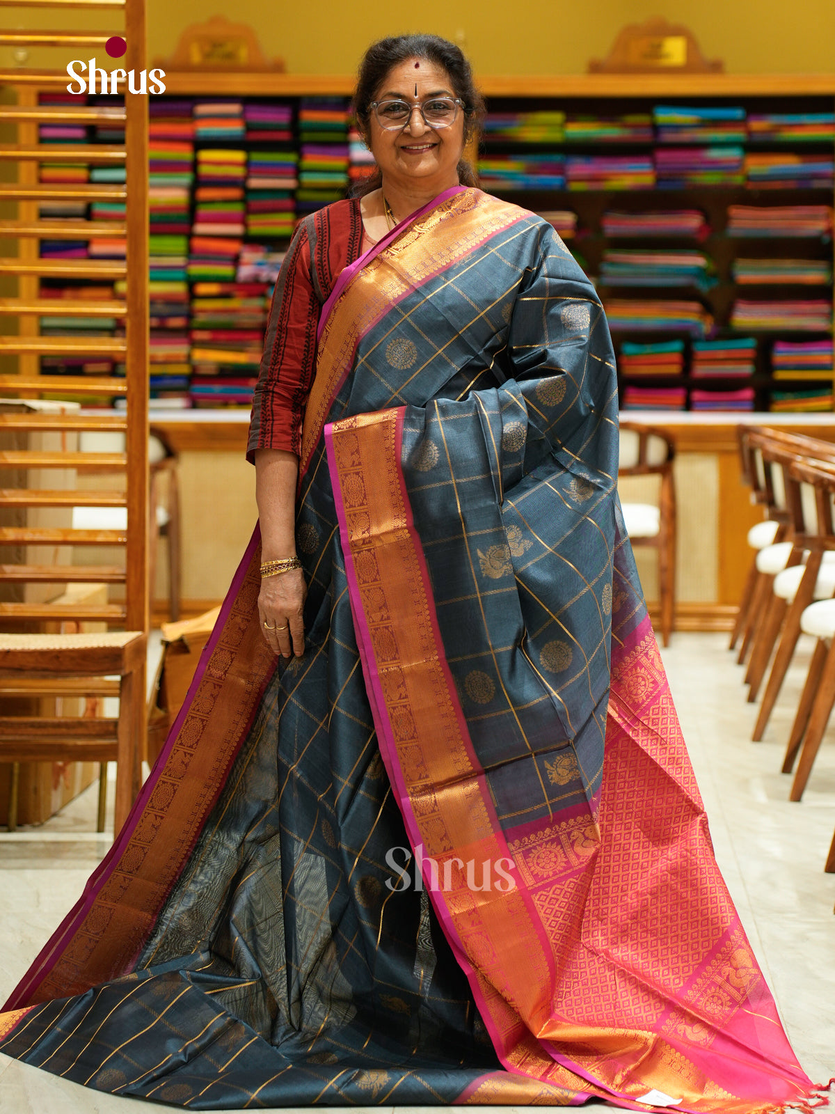 Silk Cotton Saree - EFS20068