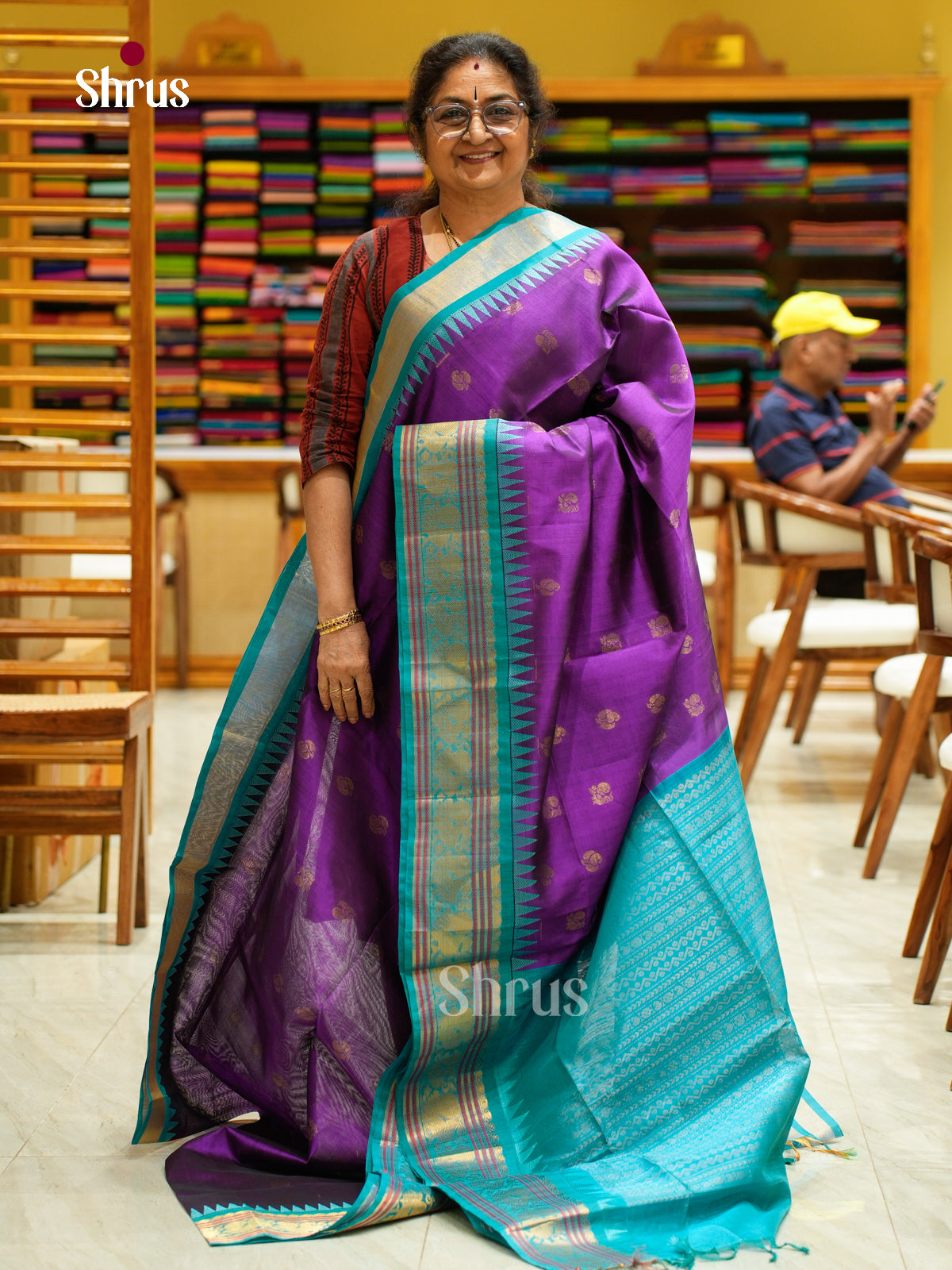 Silk Cotton Saree - EFS20097