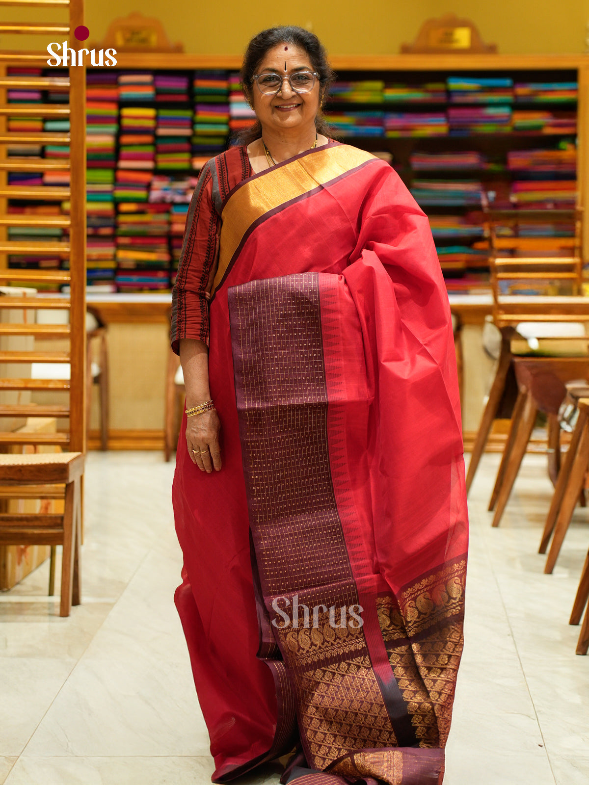 Silk Cotton Saree - EFS20115