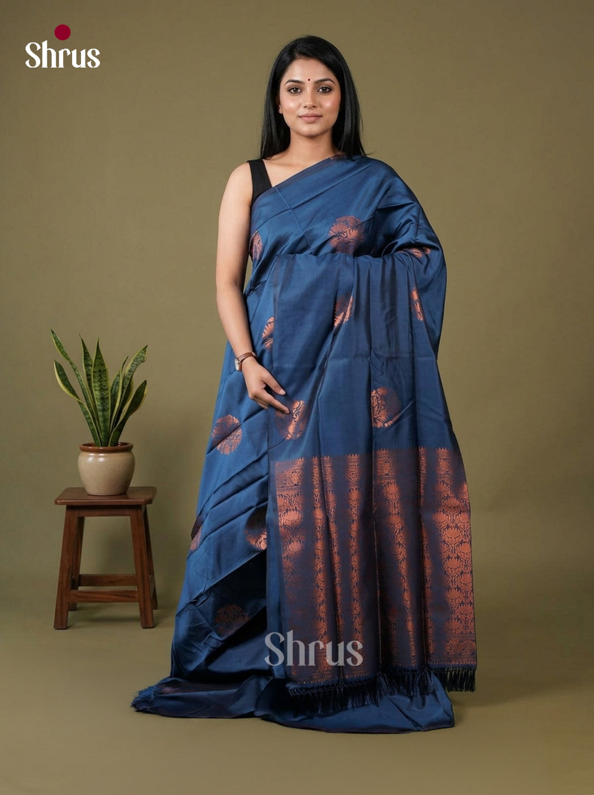 Semi Softsilk Saree - EFS20134
