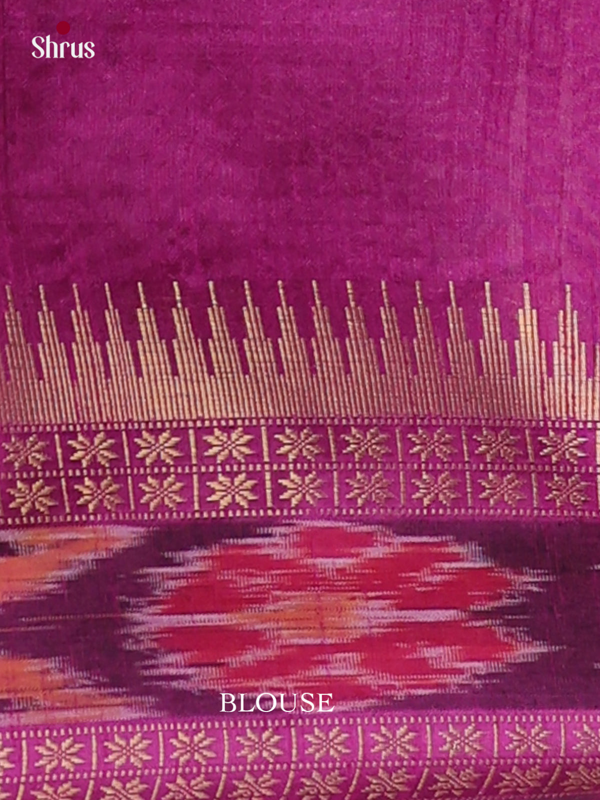 Semi Rawsilk Saree - EFS20178 - Shop on Shrus.com