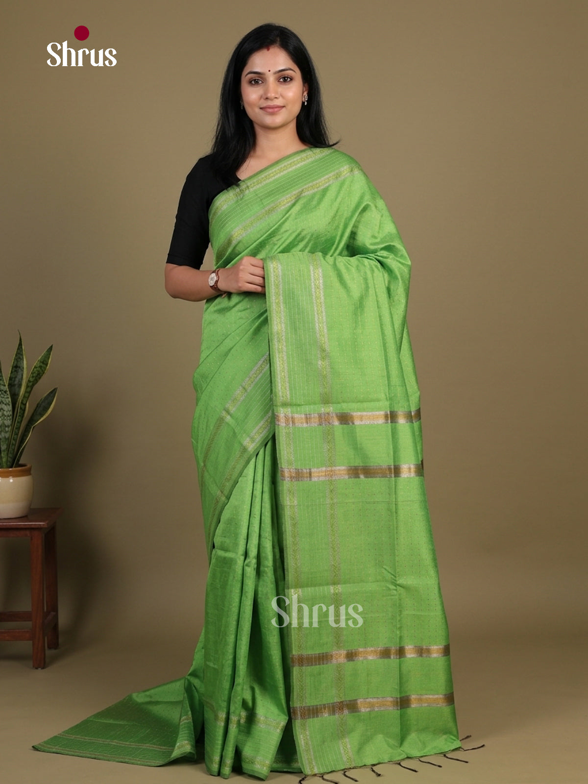 Semi Rawsilk Saree - EFS20223