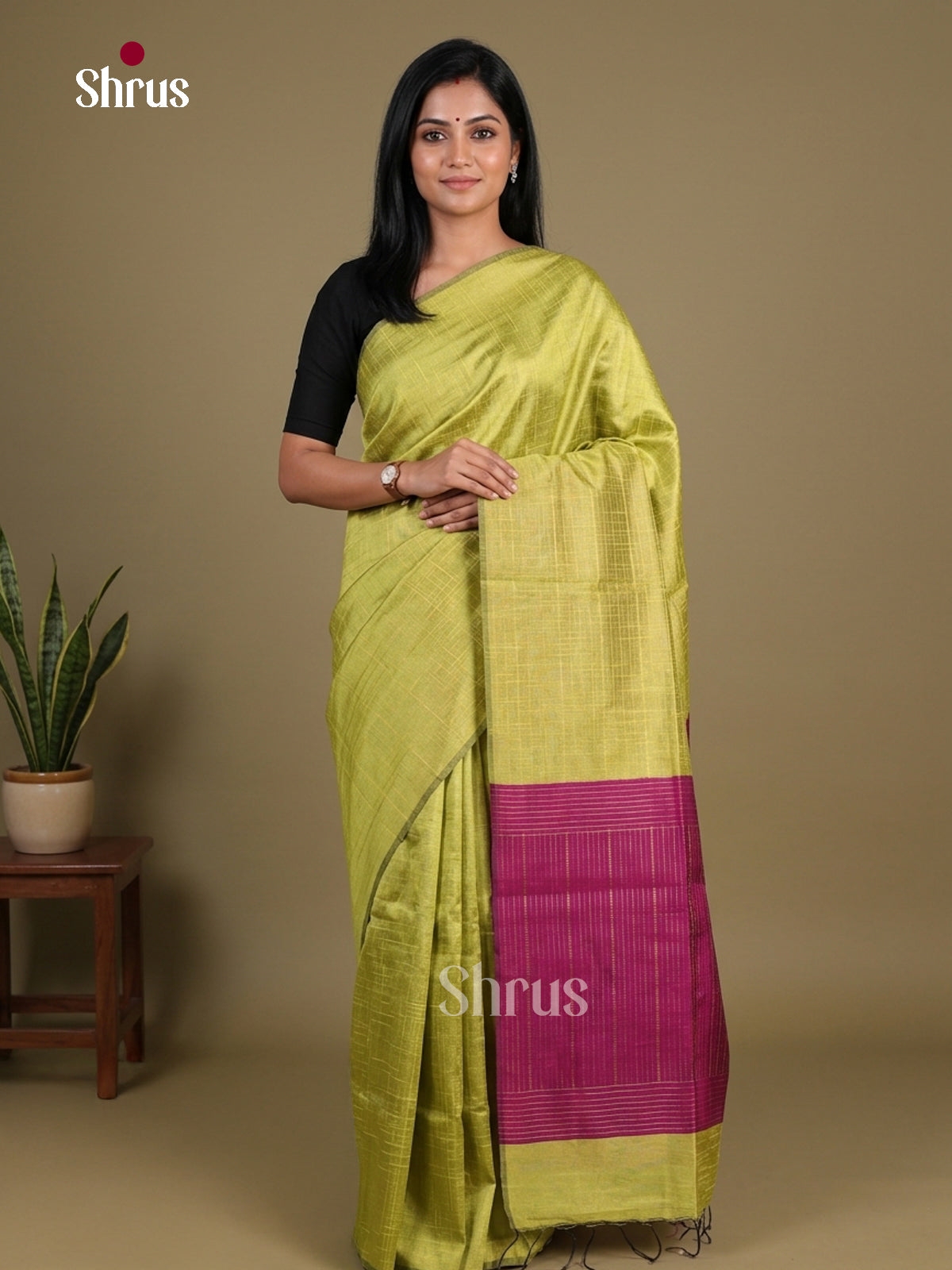 Semi Rawsilk Saree - EFS20253
