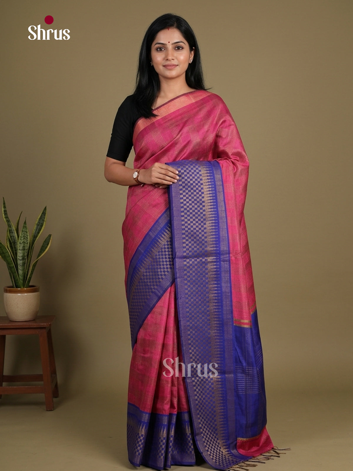 Semi Rawsilk Saree - EFS20332