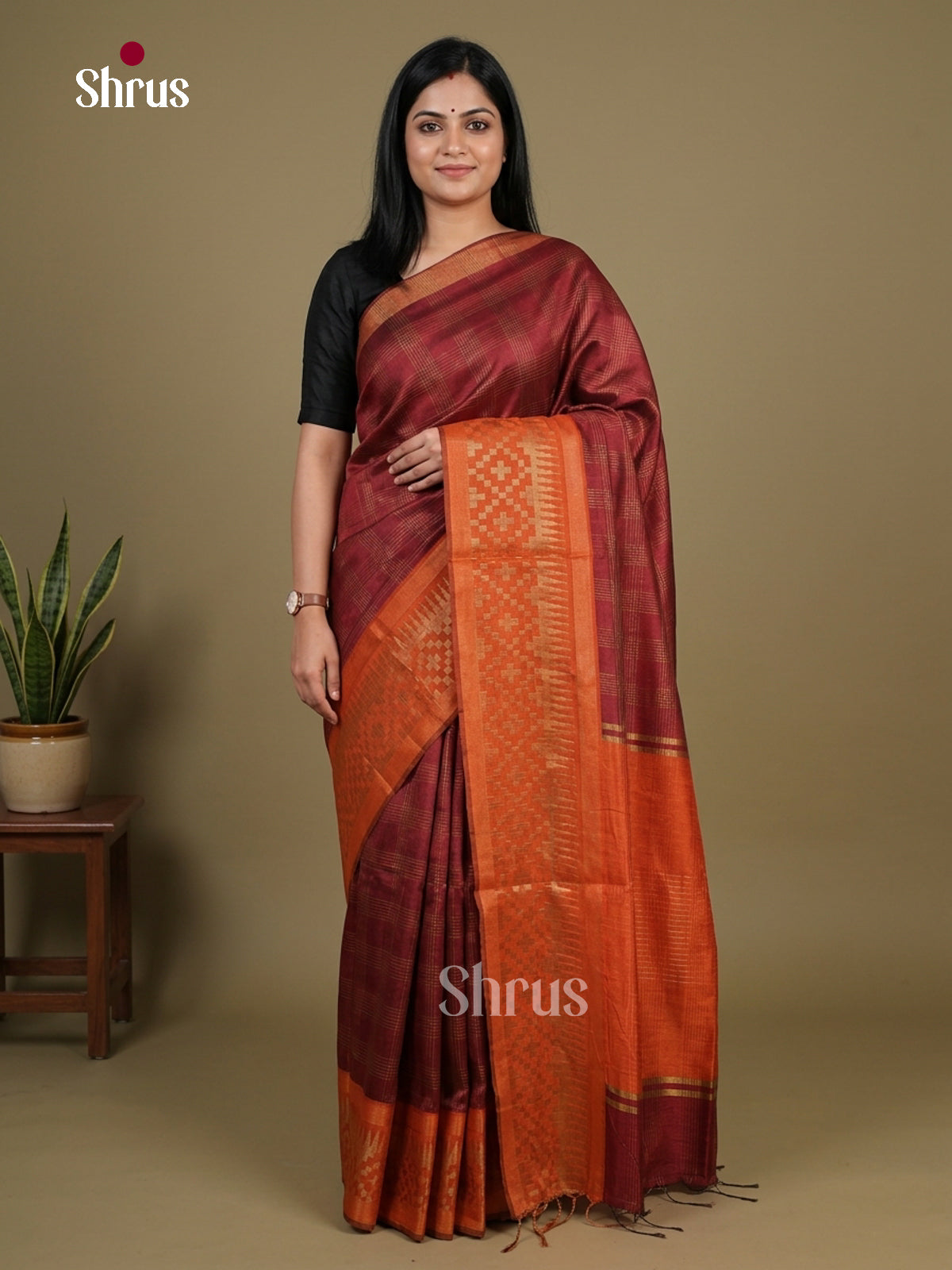 Semi Rawsilk Saree - EFS20333