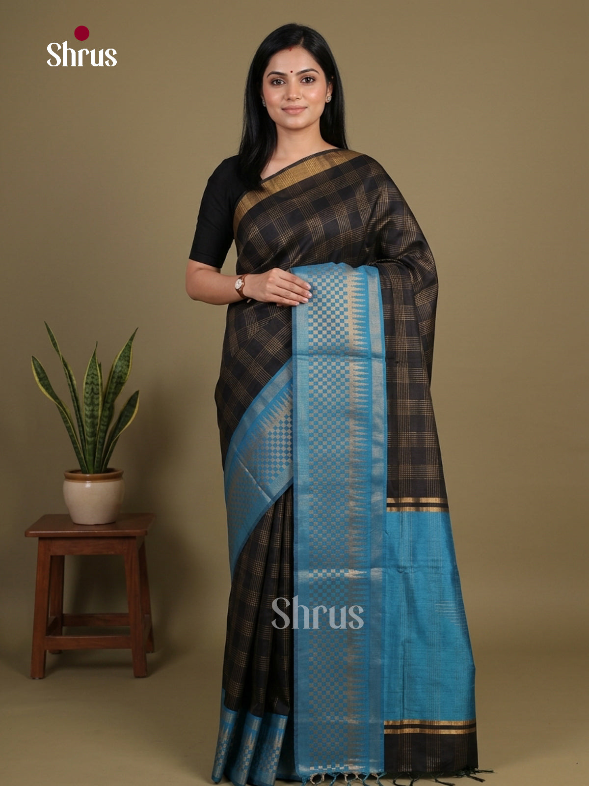 Semi Rawsilk Saree - EFS20334