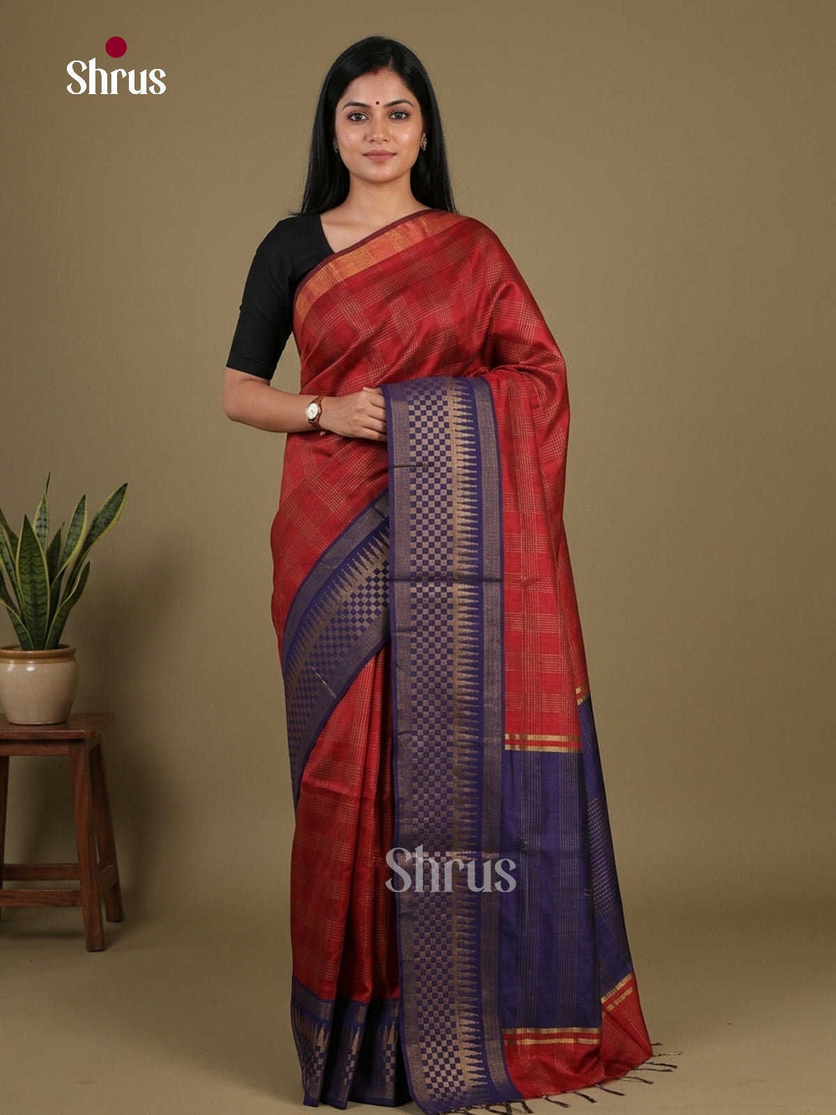 Semi Rawsilk Saree - EFS20336