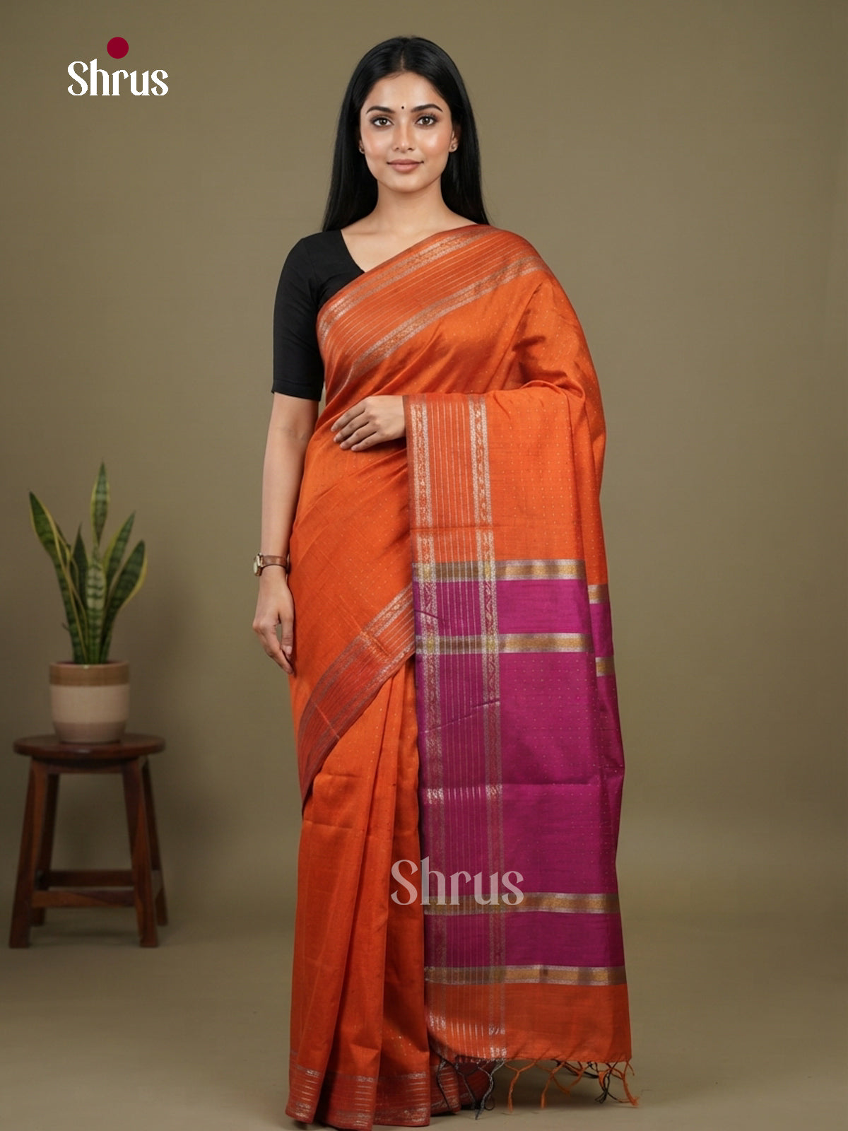 Semi Rawsilk Saree - EFS20353