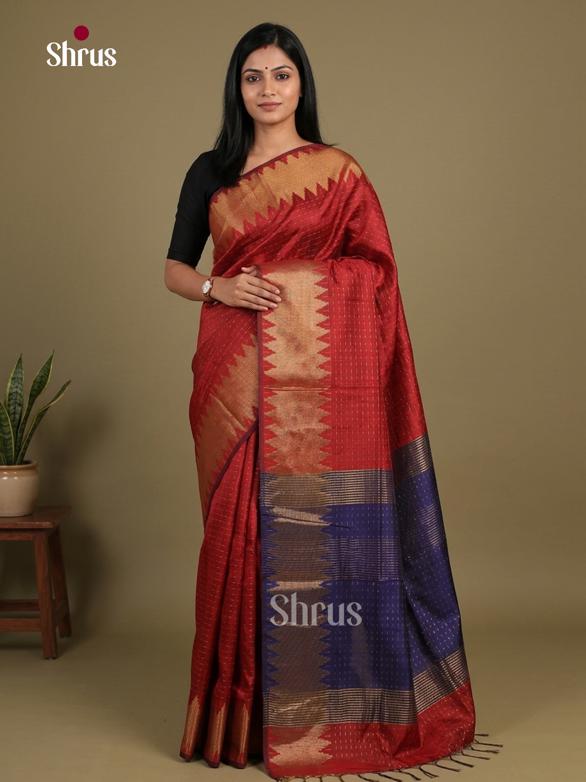 Semi Rawsilk Saree - EFS20412