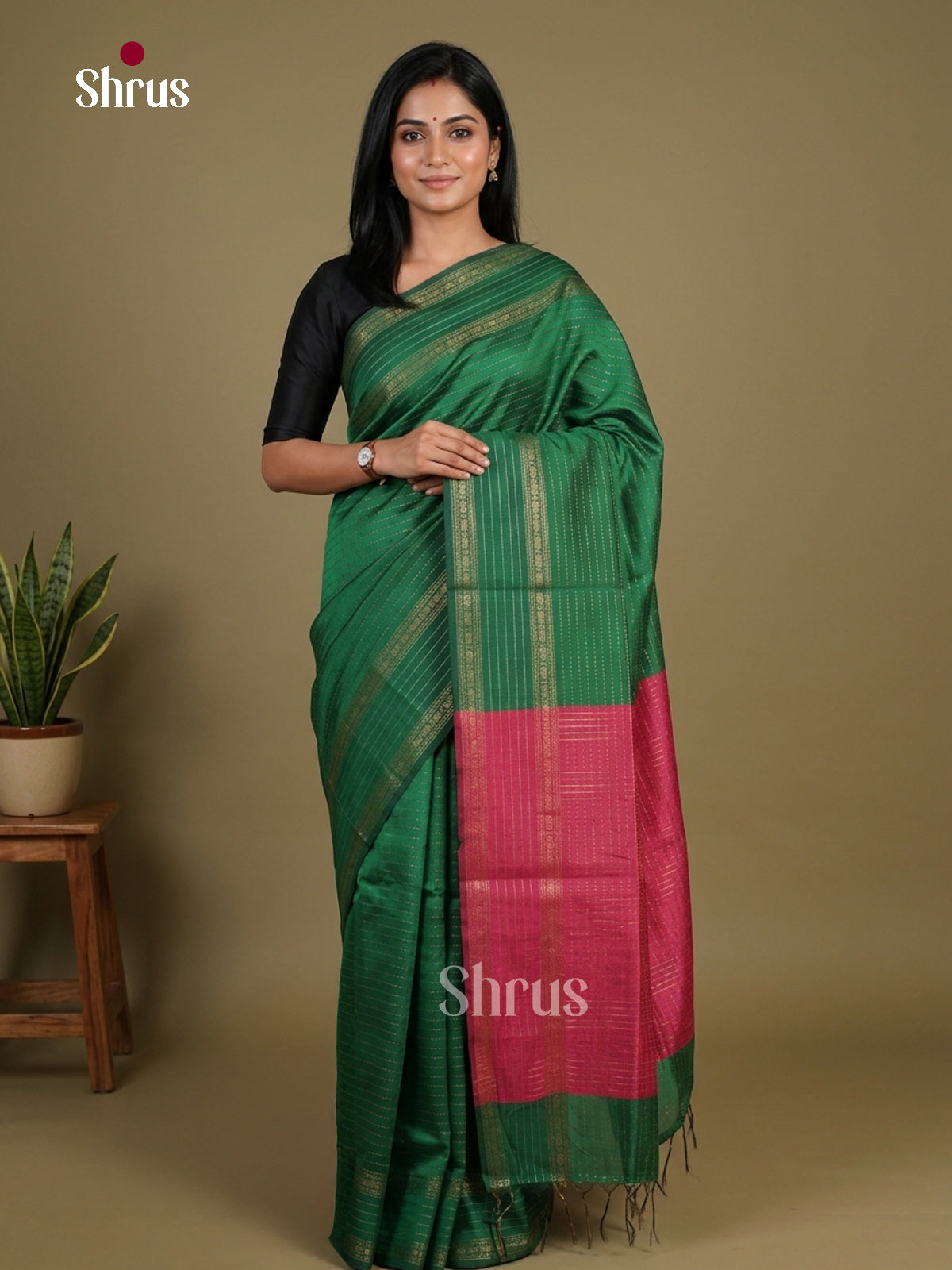 Semi Rawsilk Saree - EFS20445