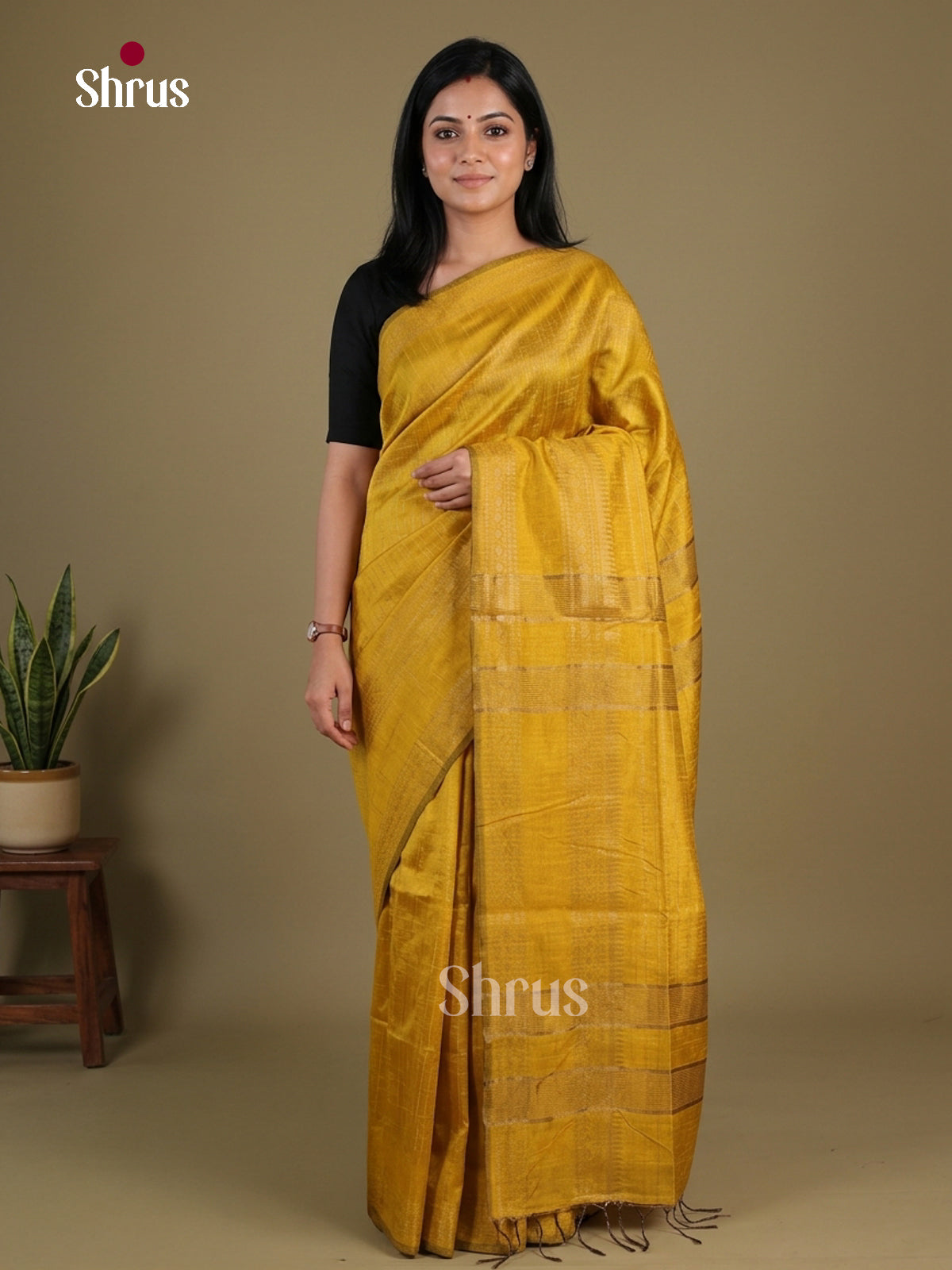 Semi Rawsilk Saree - EFS20457