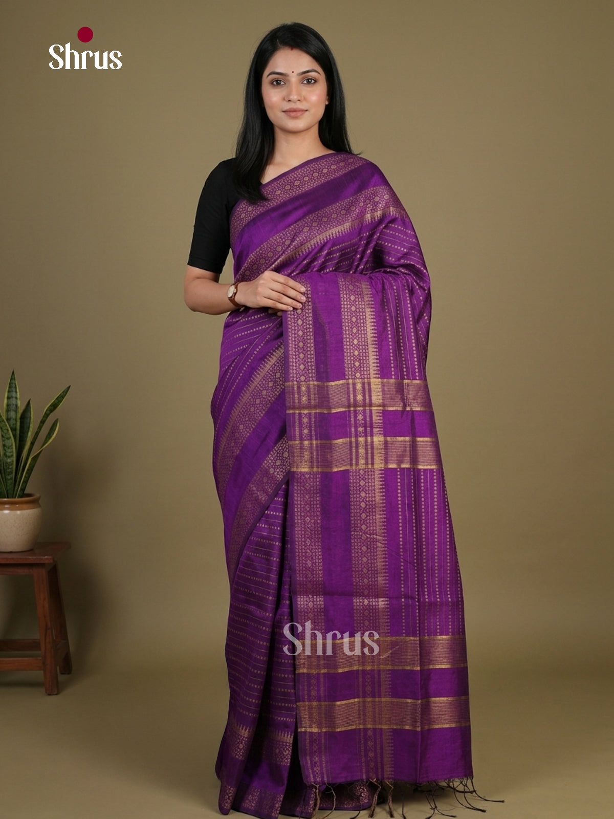 Semi Rawsilk Saree - EFS20458