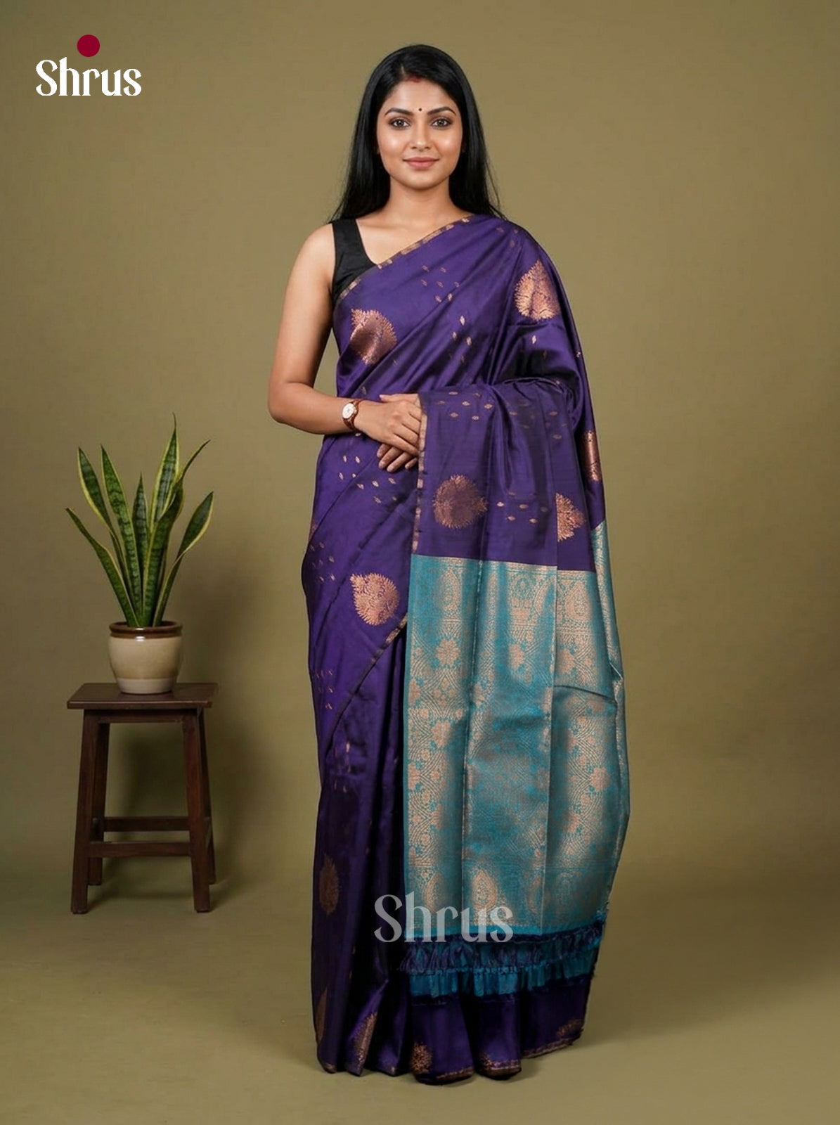 Semi Softsilk Saree - EFS22020