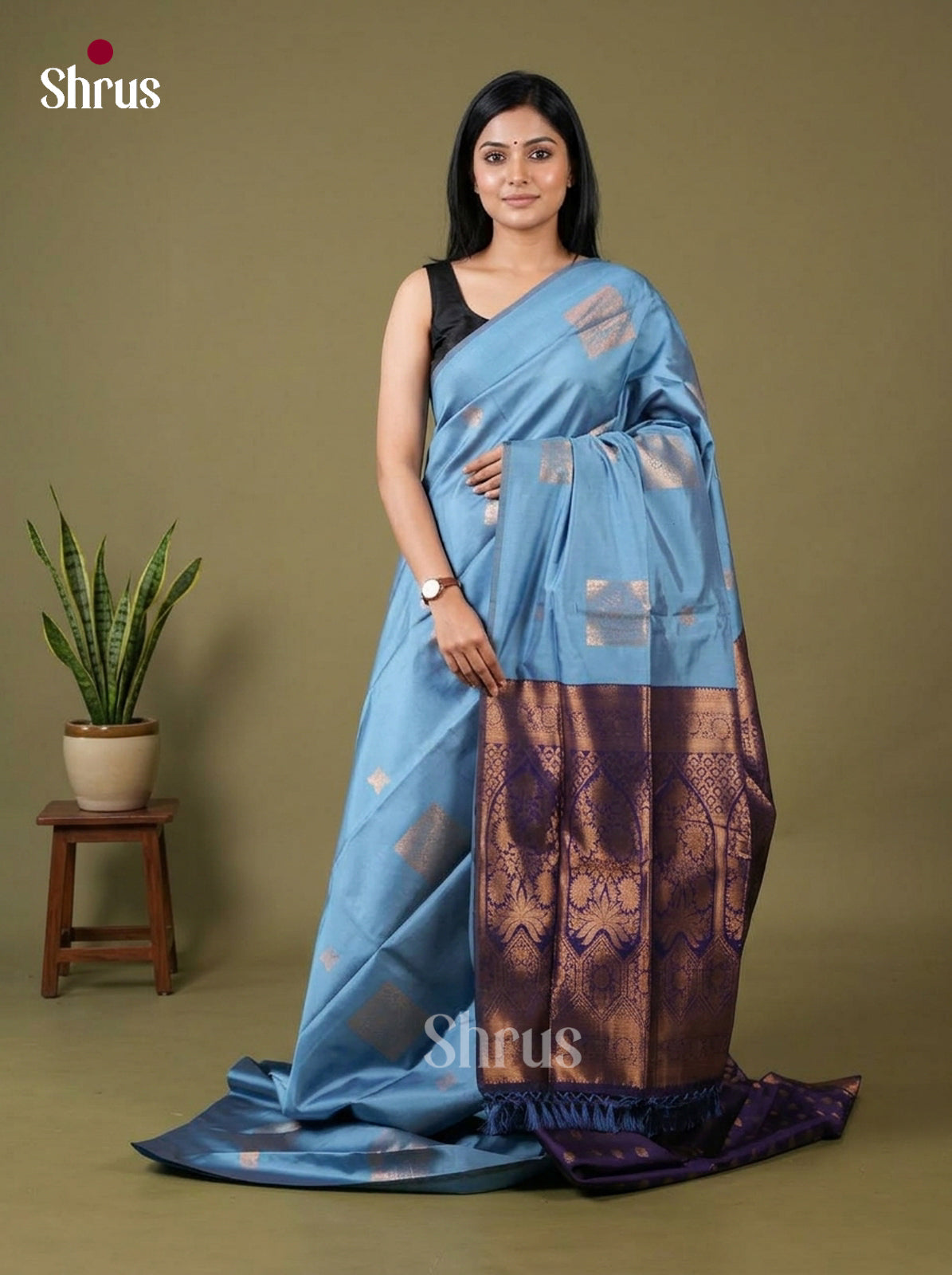 Semi Softsilk Saree - EFS22025