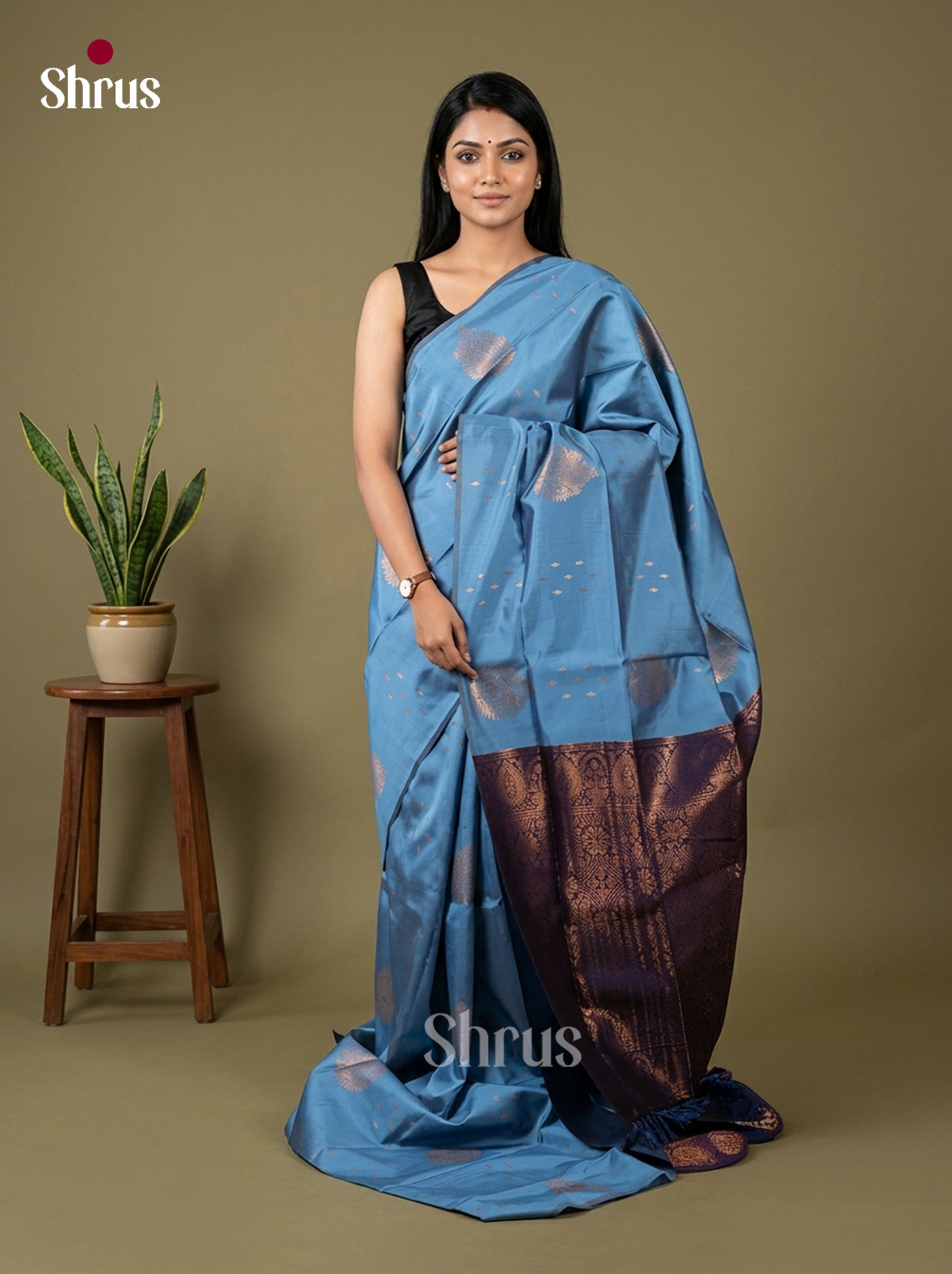 Semi Softsilk Saree - EFS22039