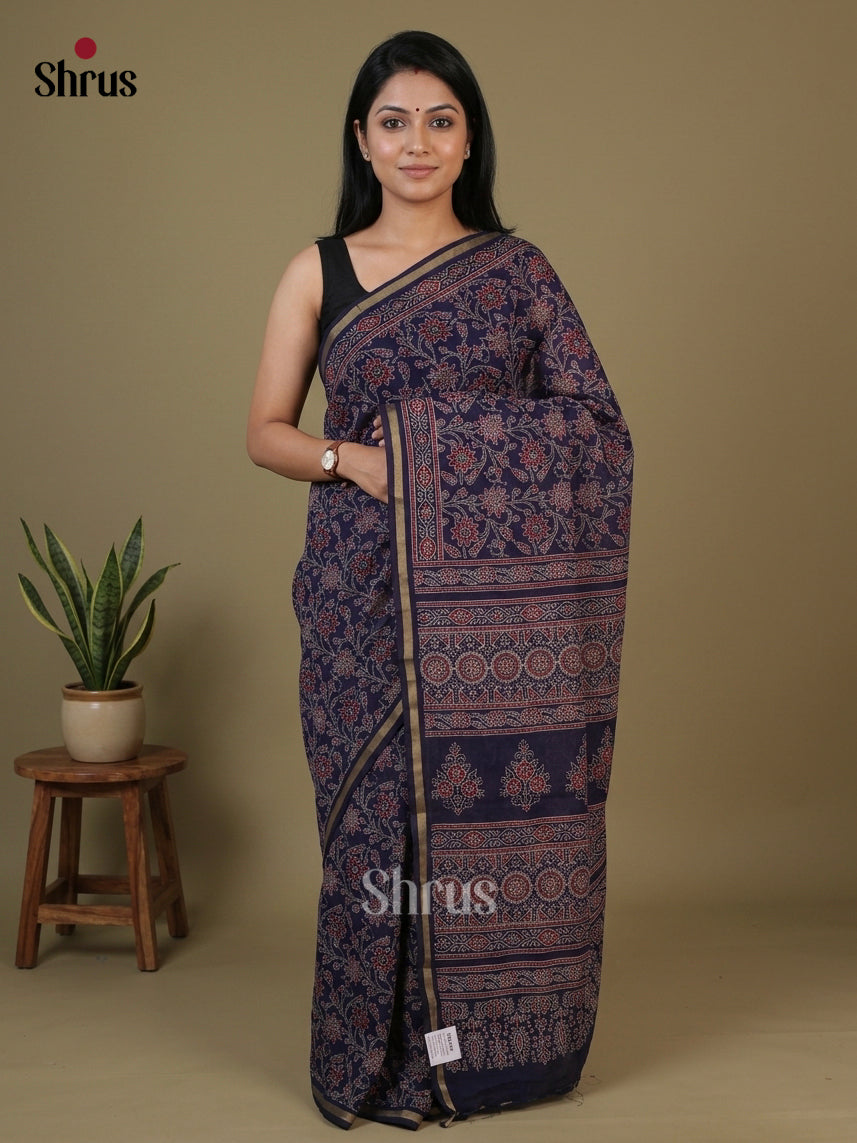 Chanderi Saree - EFS22152 - Shop on Shrus.com