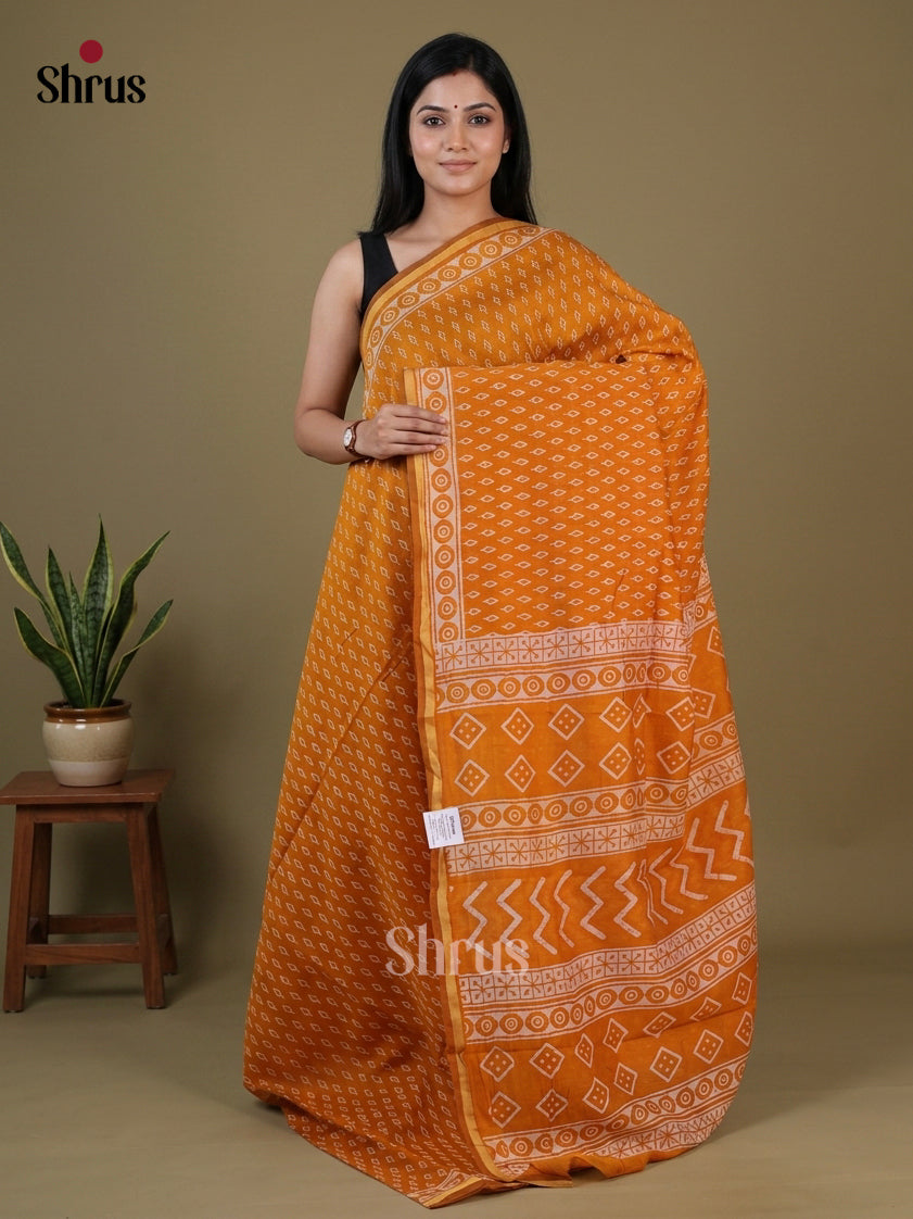 Chanderi Saree - EFS22169 - Shop on Shrus.com