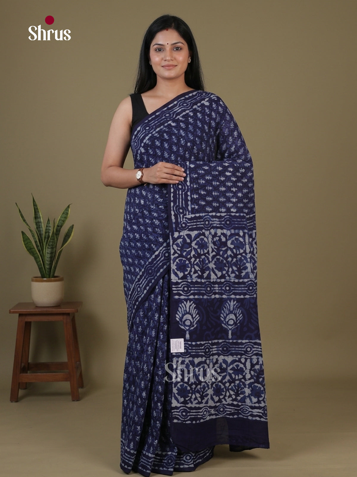 Muslin Silk Saree - EFS22182 - Shop on Shrus.com