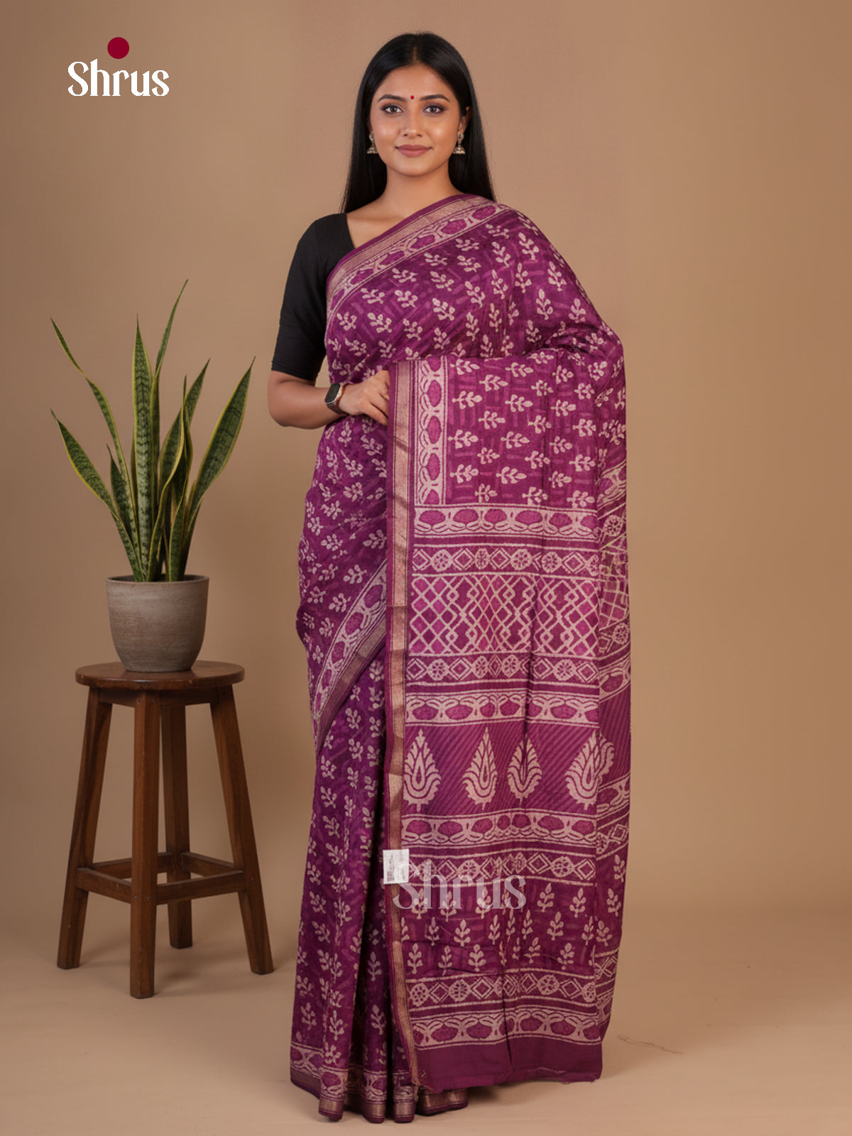 Chanderi Saree - EFS22315