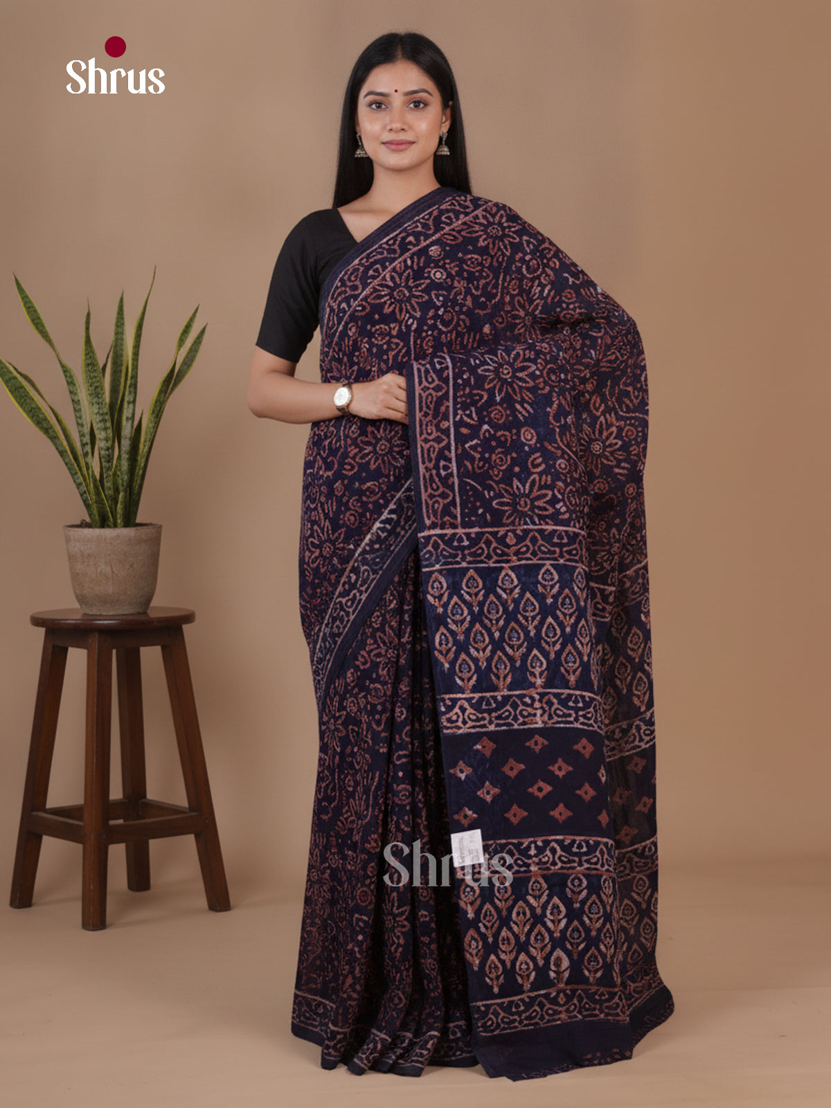 Modal Silk Saree - EFS22370 - Shop on Shrus.com
