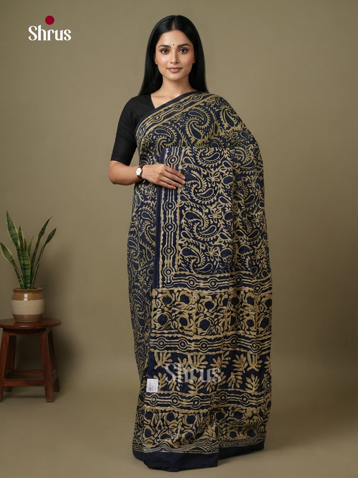 Modal Silk Saree - EFS22376 - Shop on Shrus.com
