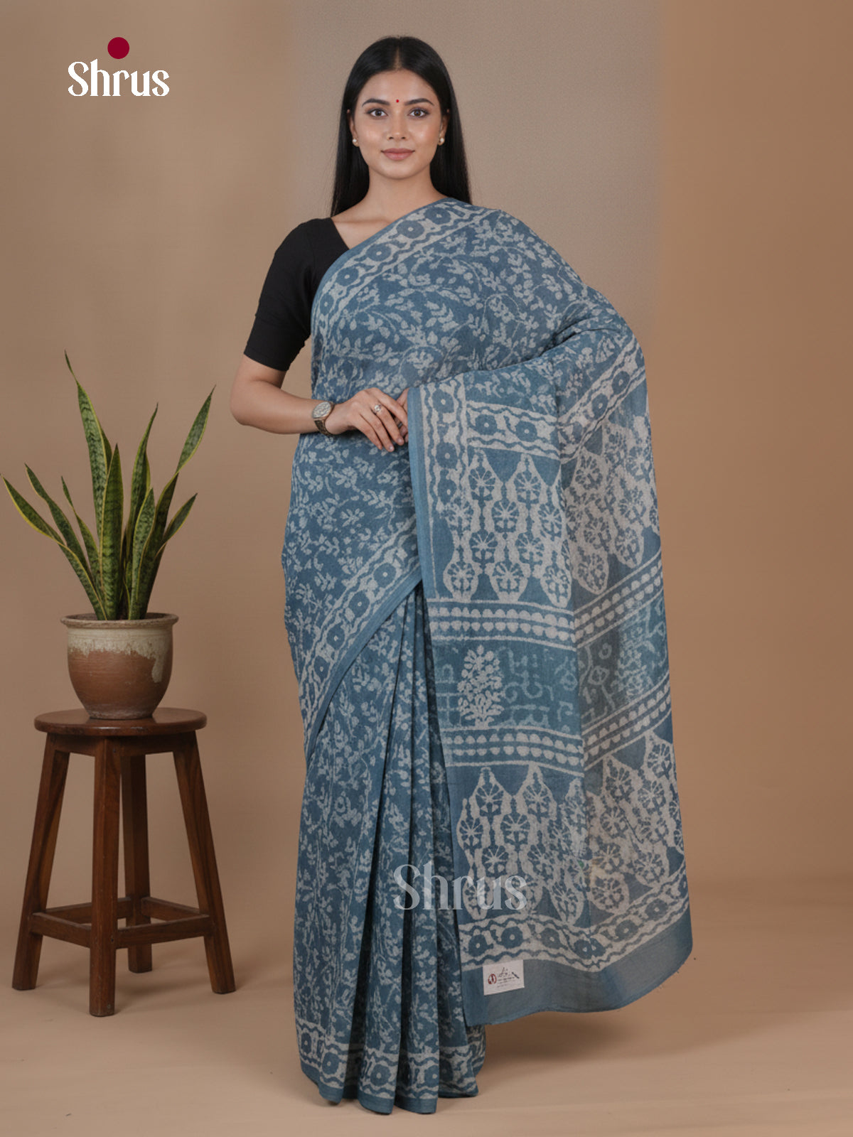 Modal Silk Saree - EFS22386 - Shop on Shrus.com