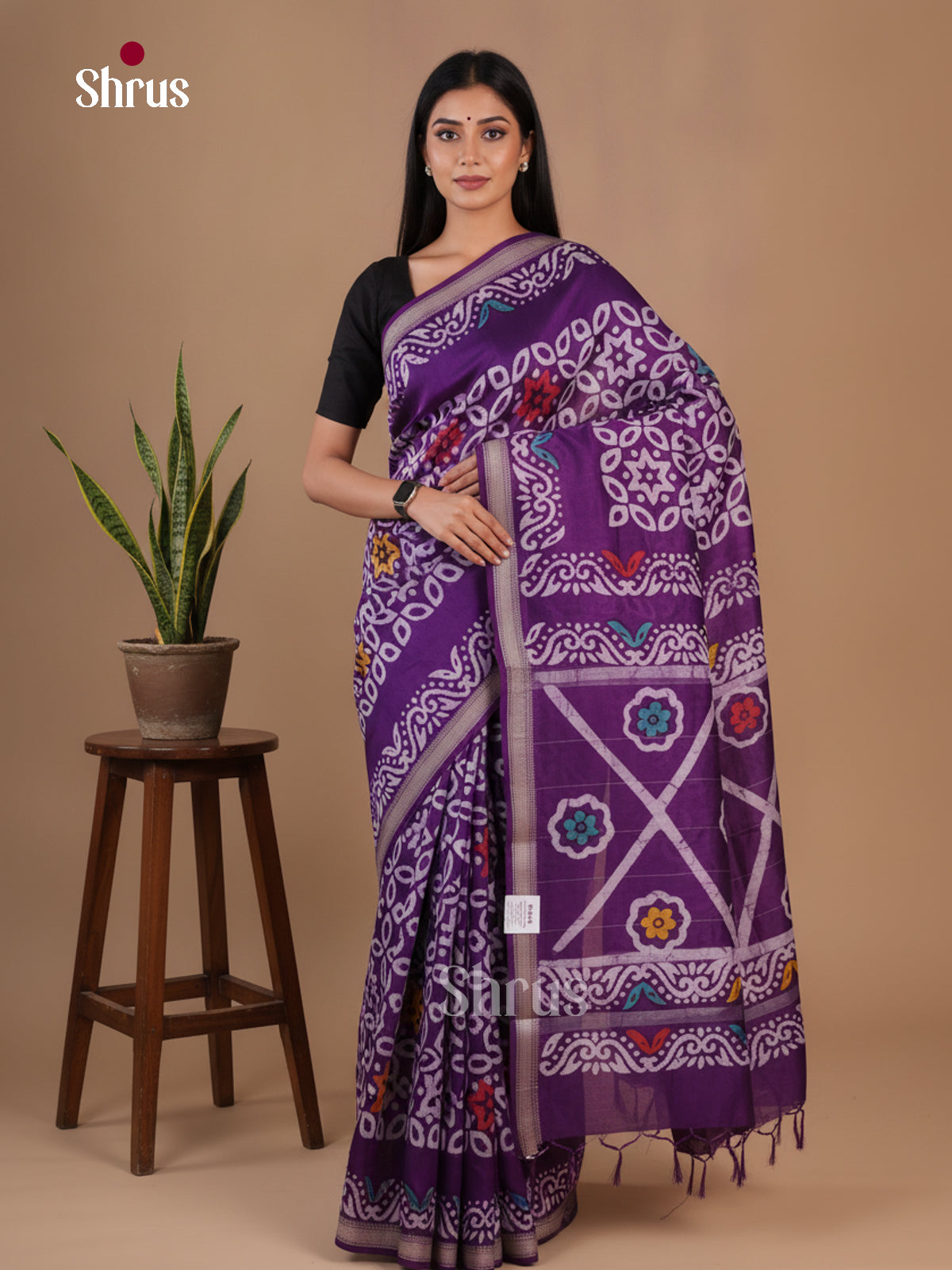 Chanderi Saree - EFS23010