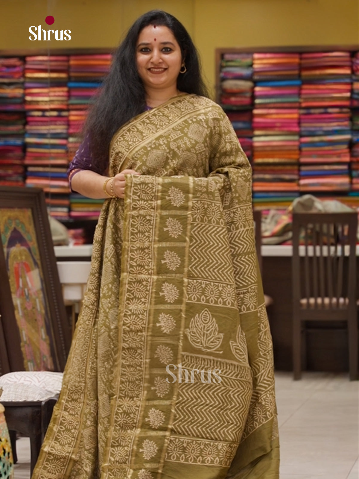 Chanderi Saree - EFS23054