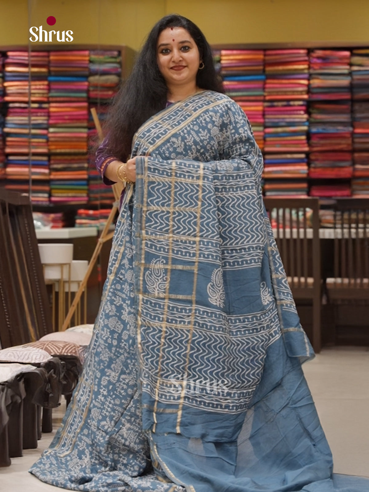 Chanderi Saree - EFS23067