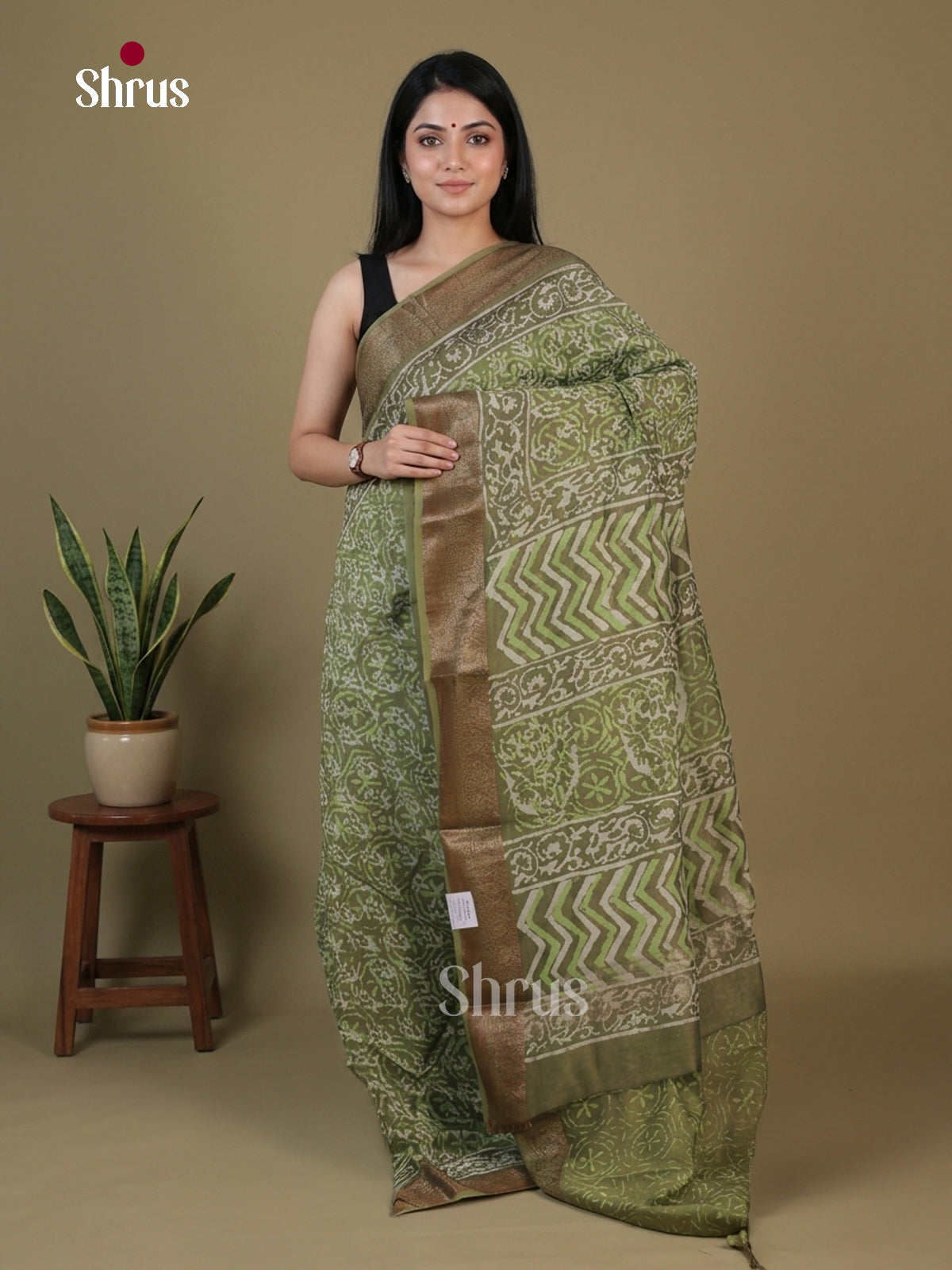 Chanderi Saree - EFS23100