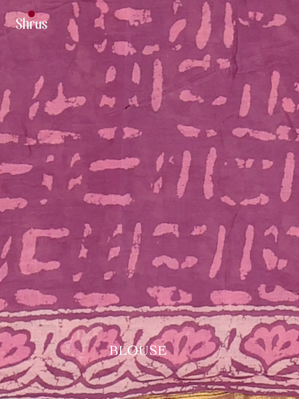 Purple(Single Tone)-Chanderi Saree