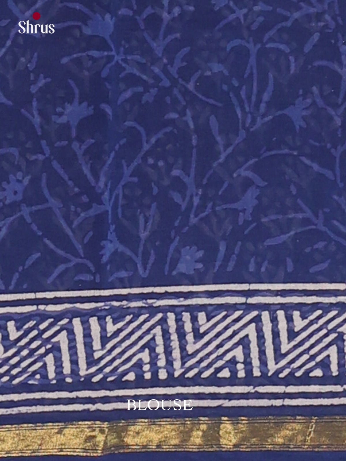 Blue - Chanderi Saree