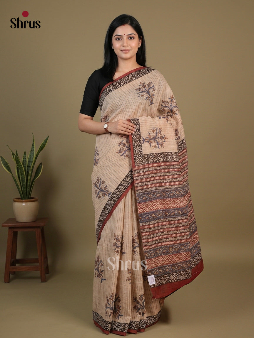 Chanderi Saree - EFS23236 - Shop on Shrus.com