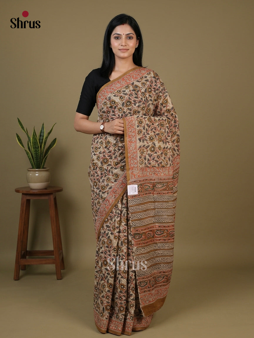 Chanderi Saree - EFS23243 - Shop on Shrus.com