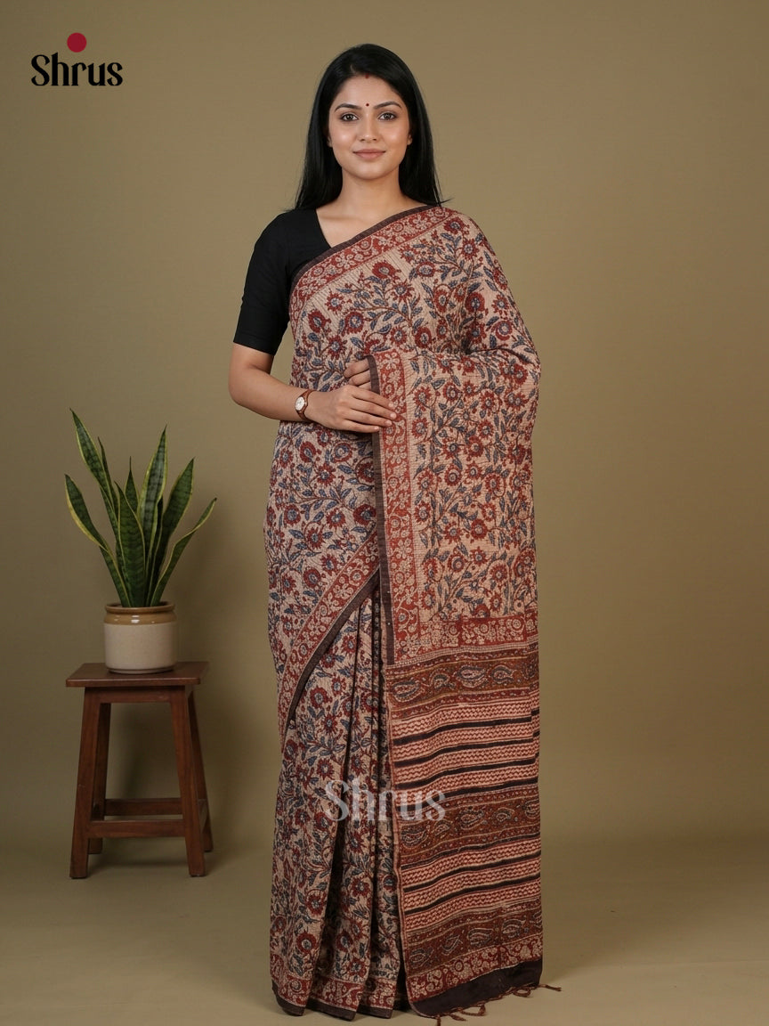 Chanderi Saree - EFS23245 - Shop on Shrus.com